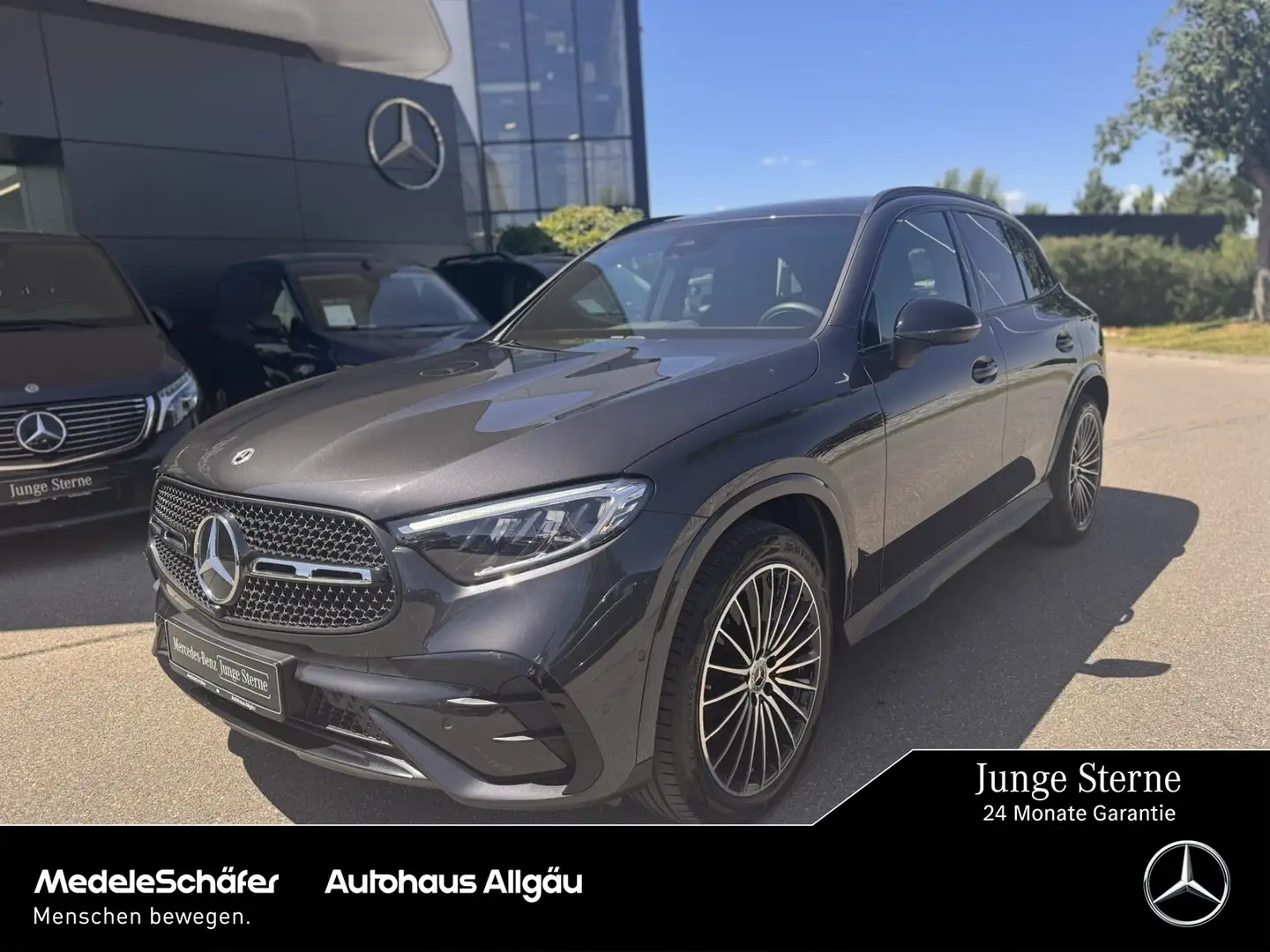 Mercedes-Benz GLC 200 GLC 200 4M AMG Night AHK LED Kam Parktr 20" Grigio - 1