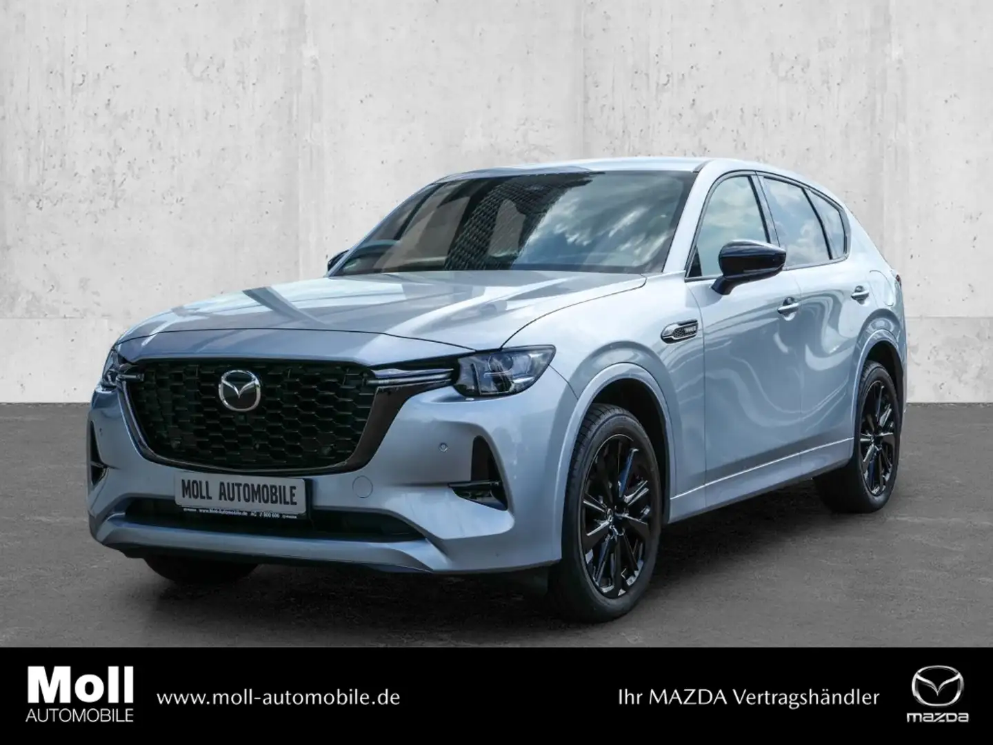 Mazda CX-60 2025 2.5L e-SKYACTIV PHEV AHK AWD Homura Sound-Pak Срібний - 1