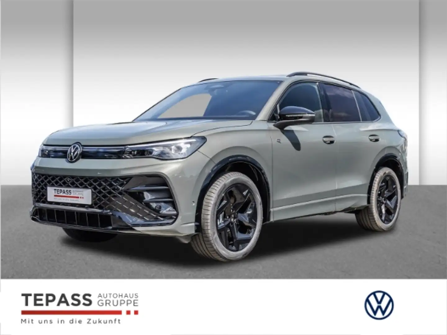 Volkswagen Tiguan 2.0 TDI R-Line NAVI IQ BLACK STYLE Grün - 1