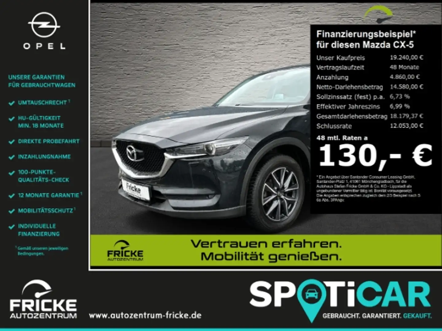 Mazda CX-5 Exclusive-Line Head-Up+Navi+LED+Sitzheizung Zwart - 1