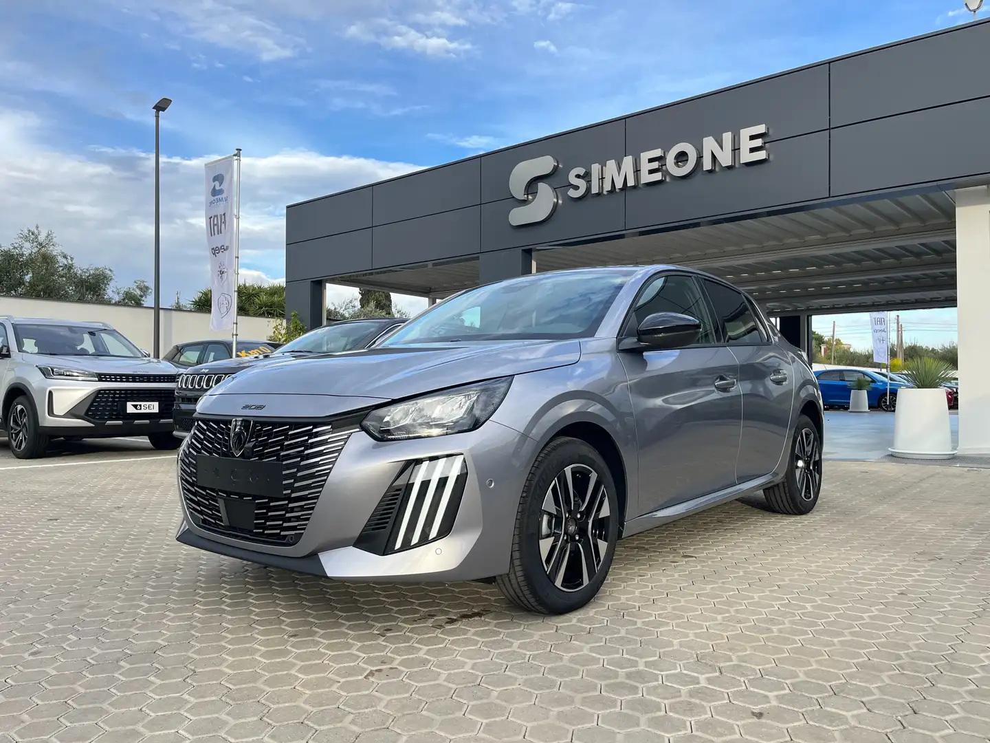 Peugeot 208 208 1.2 hybrid Allure 110cv e-dcs 6 Automatic Km0 Grigio - 1