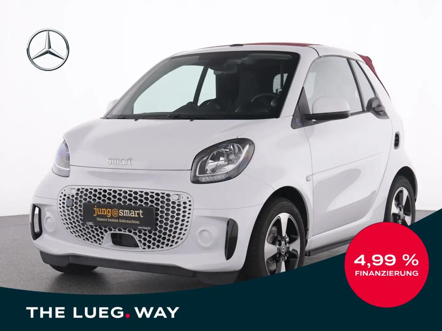 smart forTwo EQ  cabrio passion 22 Winter+Plus Paket+AW Weiß - 1