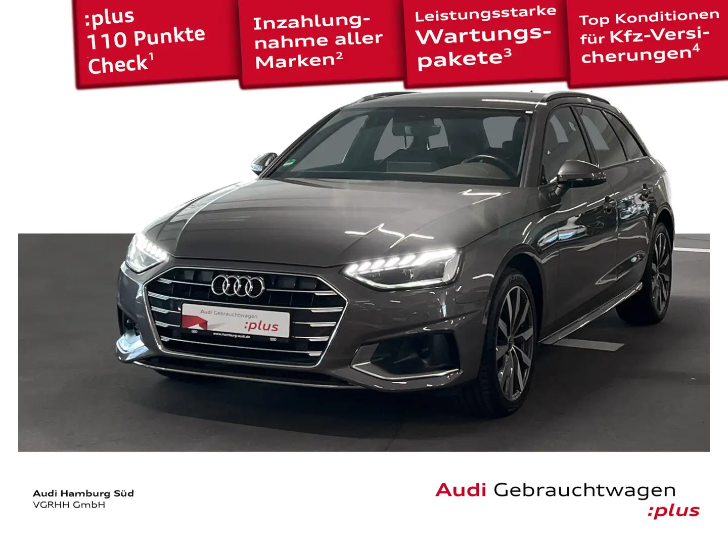 Audi A4 30 TDI adv. S tronic S LINE/NAVI/KAMERA Grau - 1