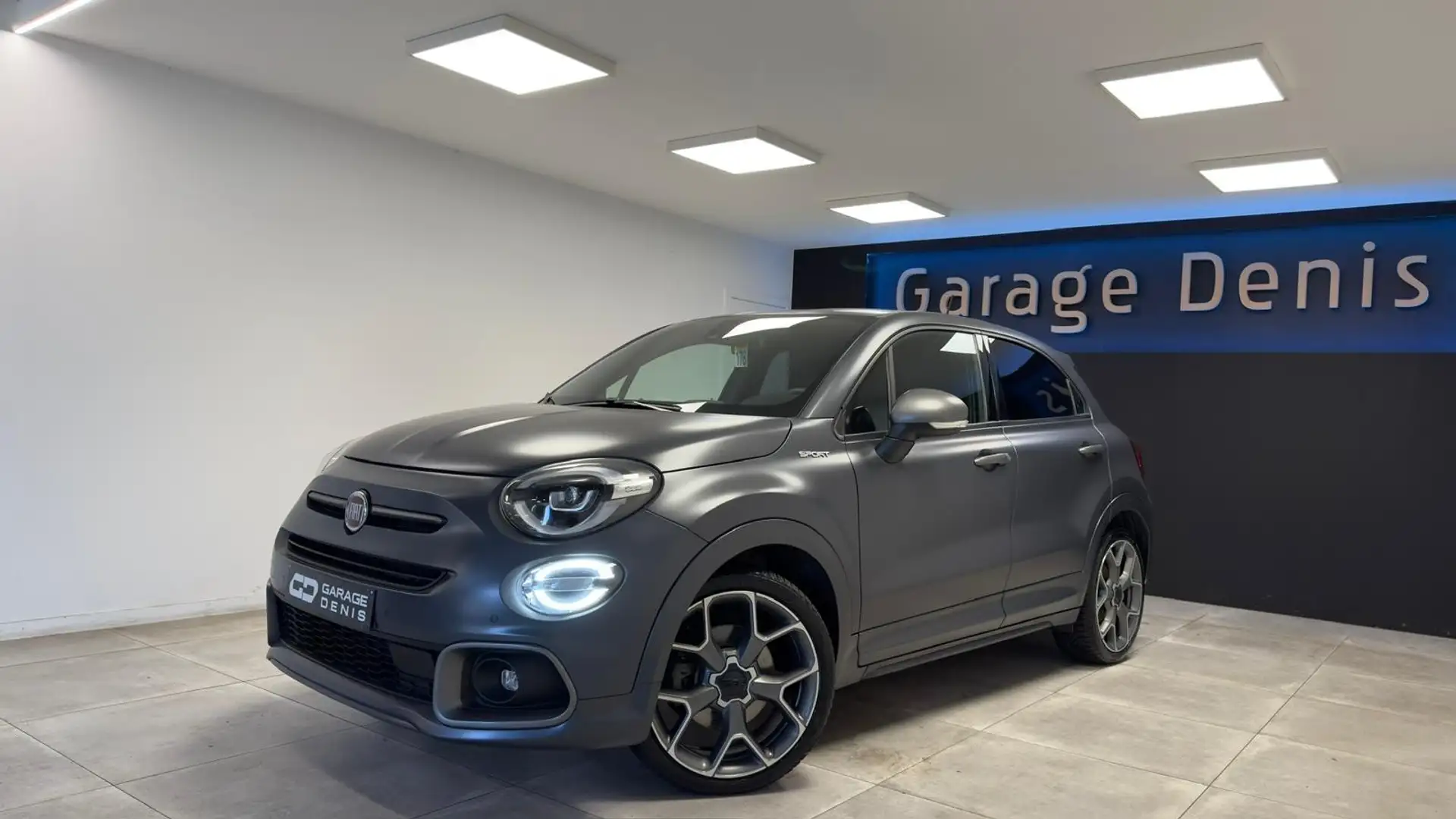 Fiat 500X 1.3 T4 Sport DCT *BOITE-AUTO*GPS+CAMERA*LED*CUIR* Grijs - 1