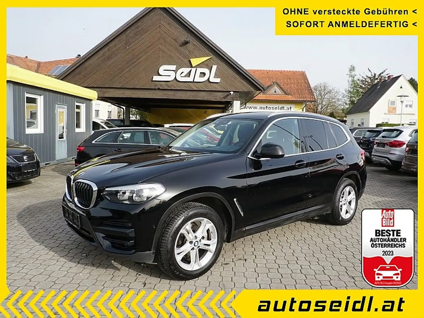 BMW X3 X3 sDrive 18d 48V Aut. *2021er+PANORAMADACH* Schwarz - 1