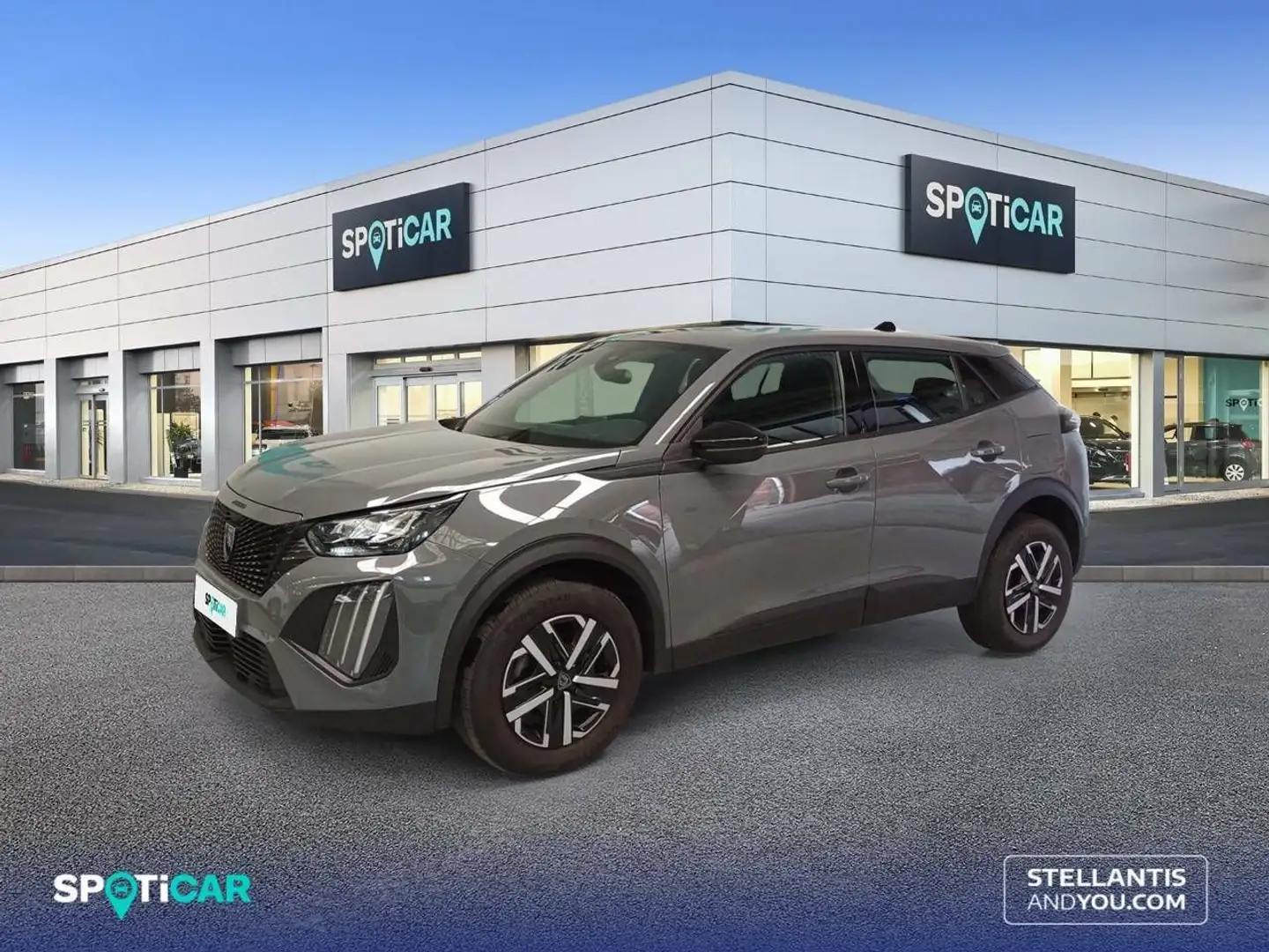 Peugeot 2008 1.2 PureTech S&S Active 100 Gris - 1