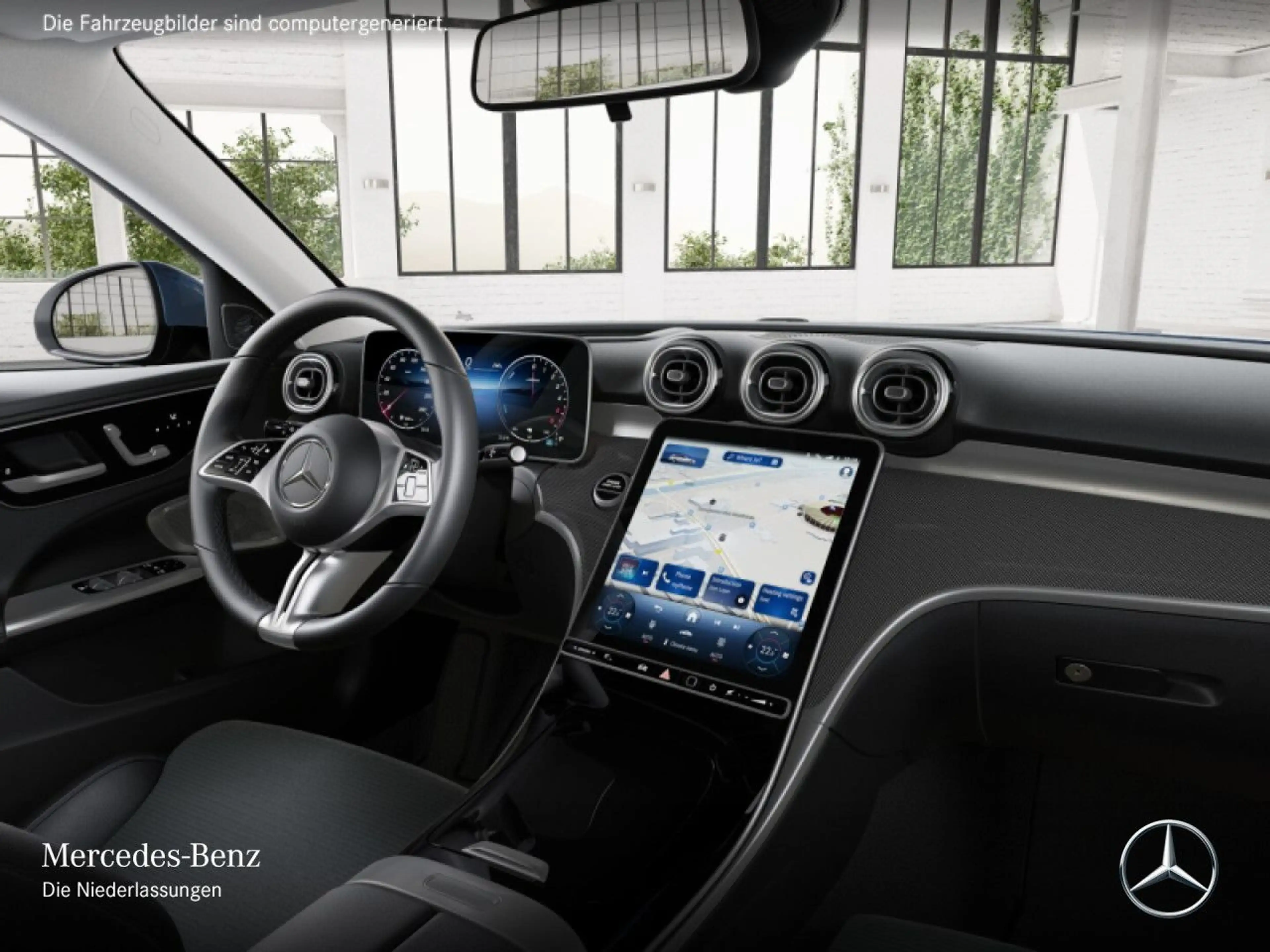 Mercedes-Benz C 300 de T 4M AVANTG+PANO+360+AHK+BURMESTER+TOTW — photo 11