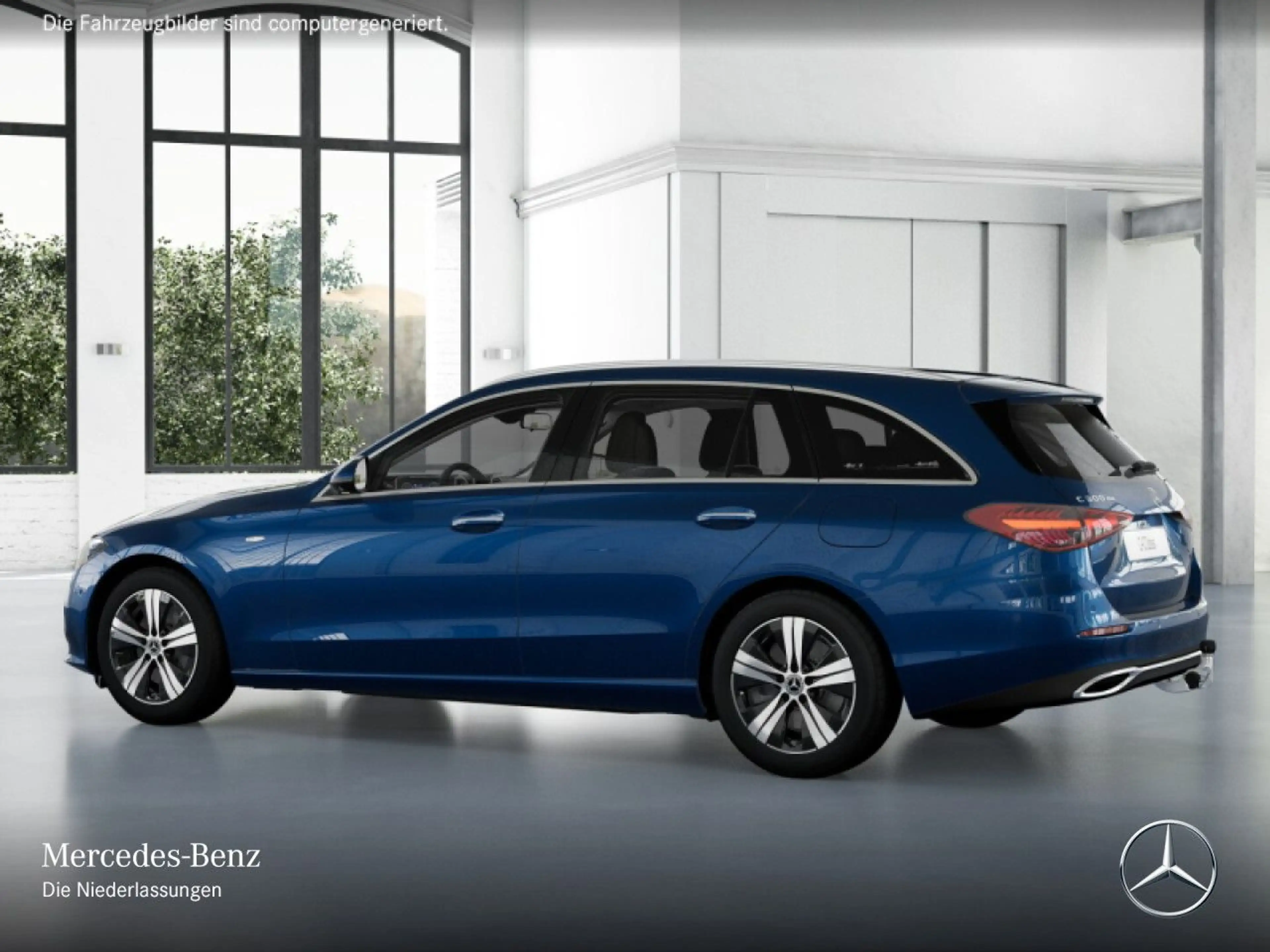 Mercedes-Benz C 300 de T 4M AVANTG+PANO+360+AHK+BURMESTER+TOTW — photo 15