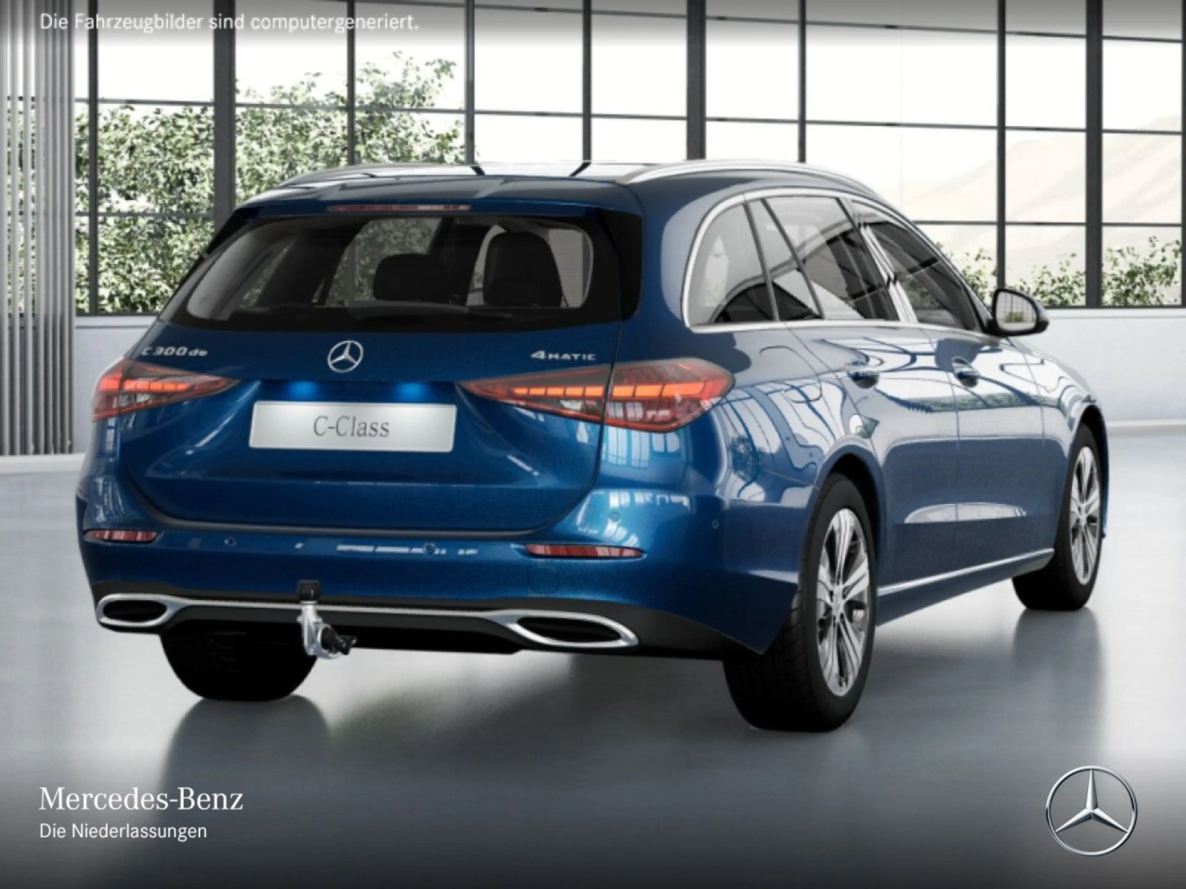 Mercedes-Benz C 300 de T 4M AVANTG+PANO+360+AHK+BURMESTER+TOTW — photo 5