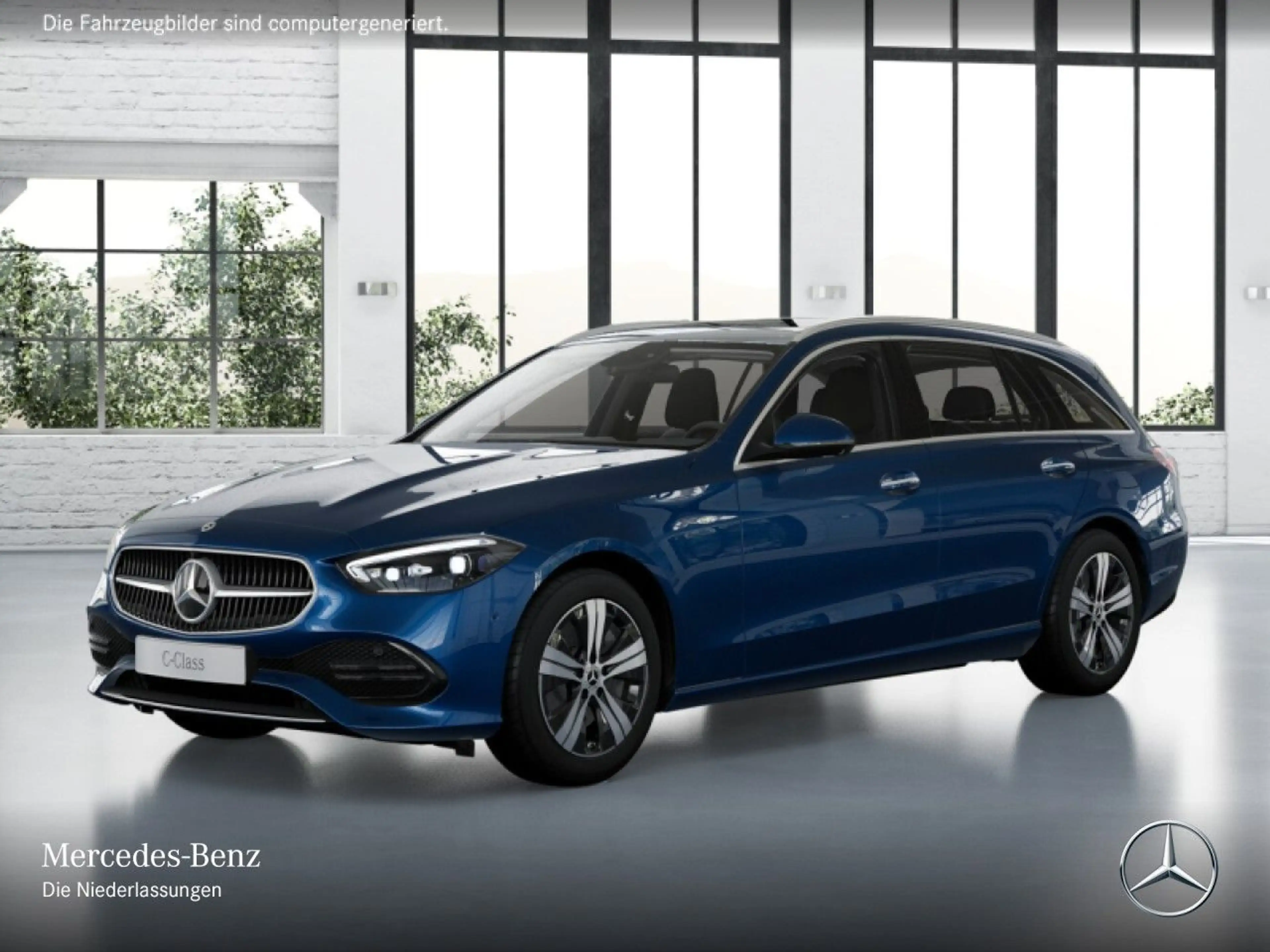Mercedes-Benz C 300 de T 4M AVANTG+PANO+360+AHK+BURMESTER+TOTW — photo 14