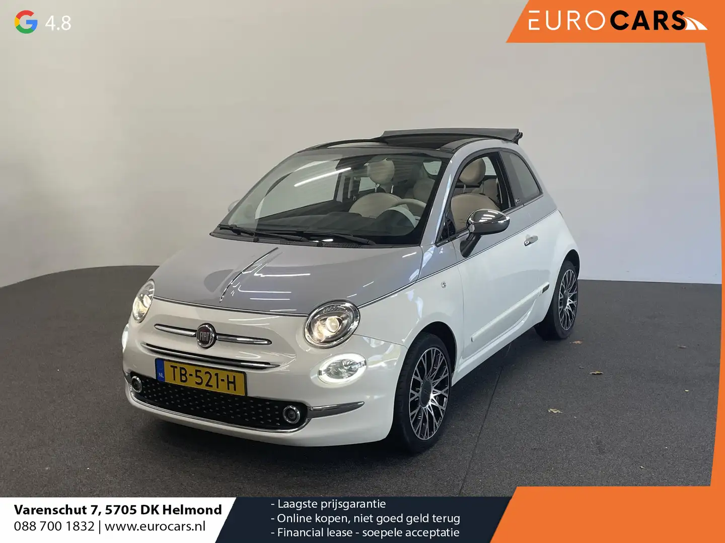 Fiat 500C 0.9 TwinAir Turbo Collezione Automaat Navigatie Ap Blanc - 1