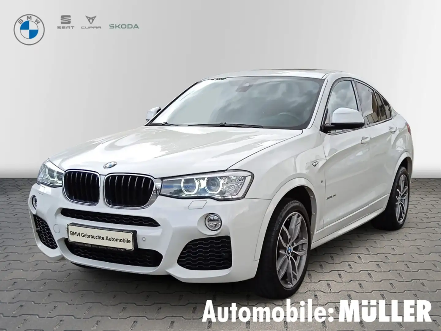 BMW X4 xDrive 20d M Sport Aut. HEAD UP+SHZG+KAMERA+LEDER+ White - 1