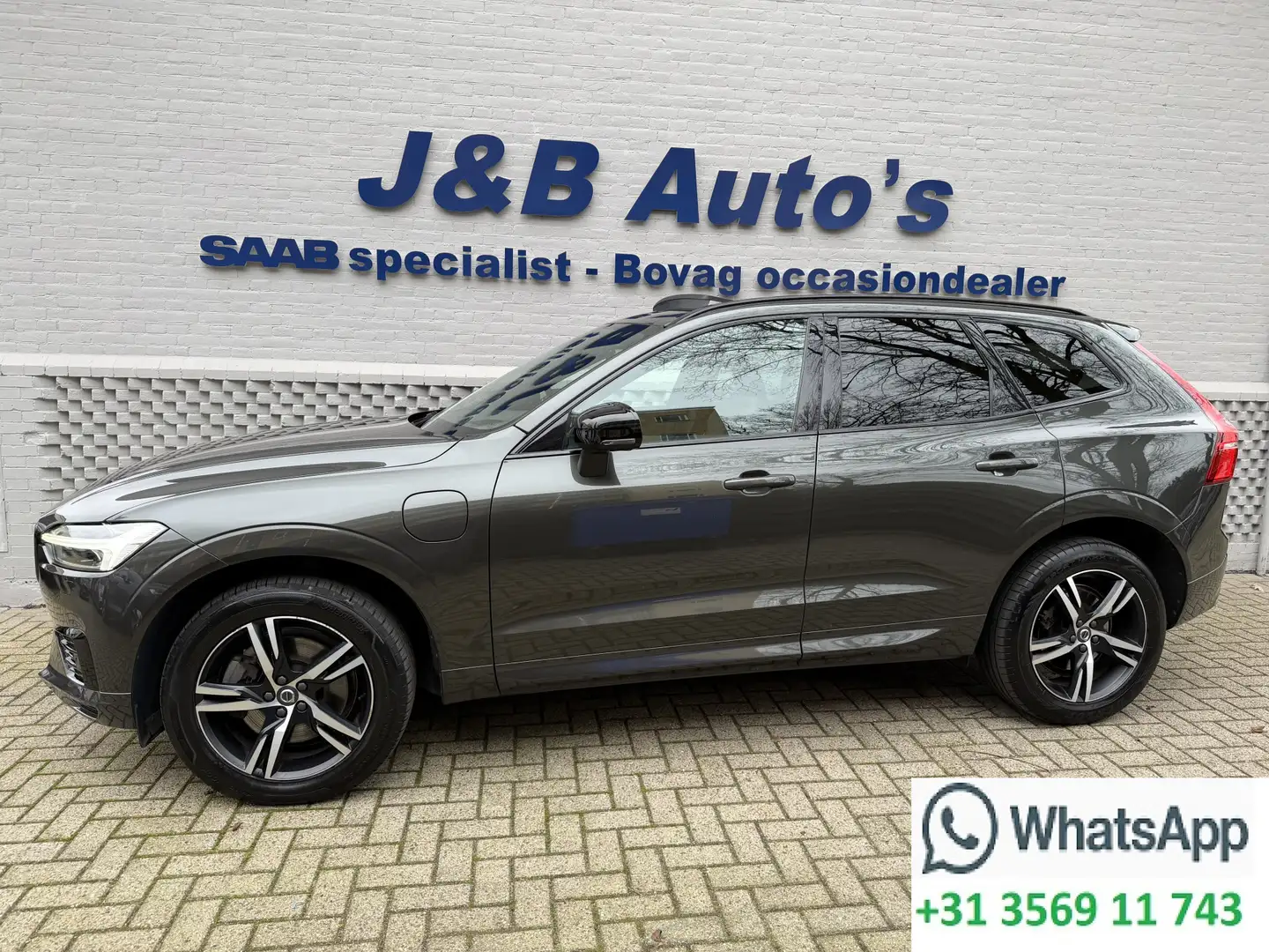 Volvo XC60 2.0 Recharge T6 AWD R-Design Head Up 360gr camera Gris - 1