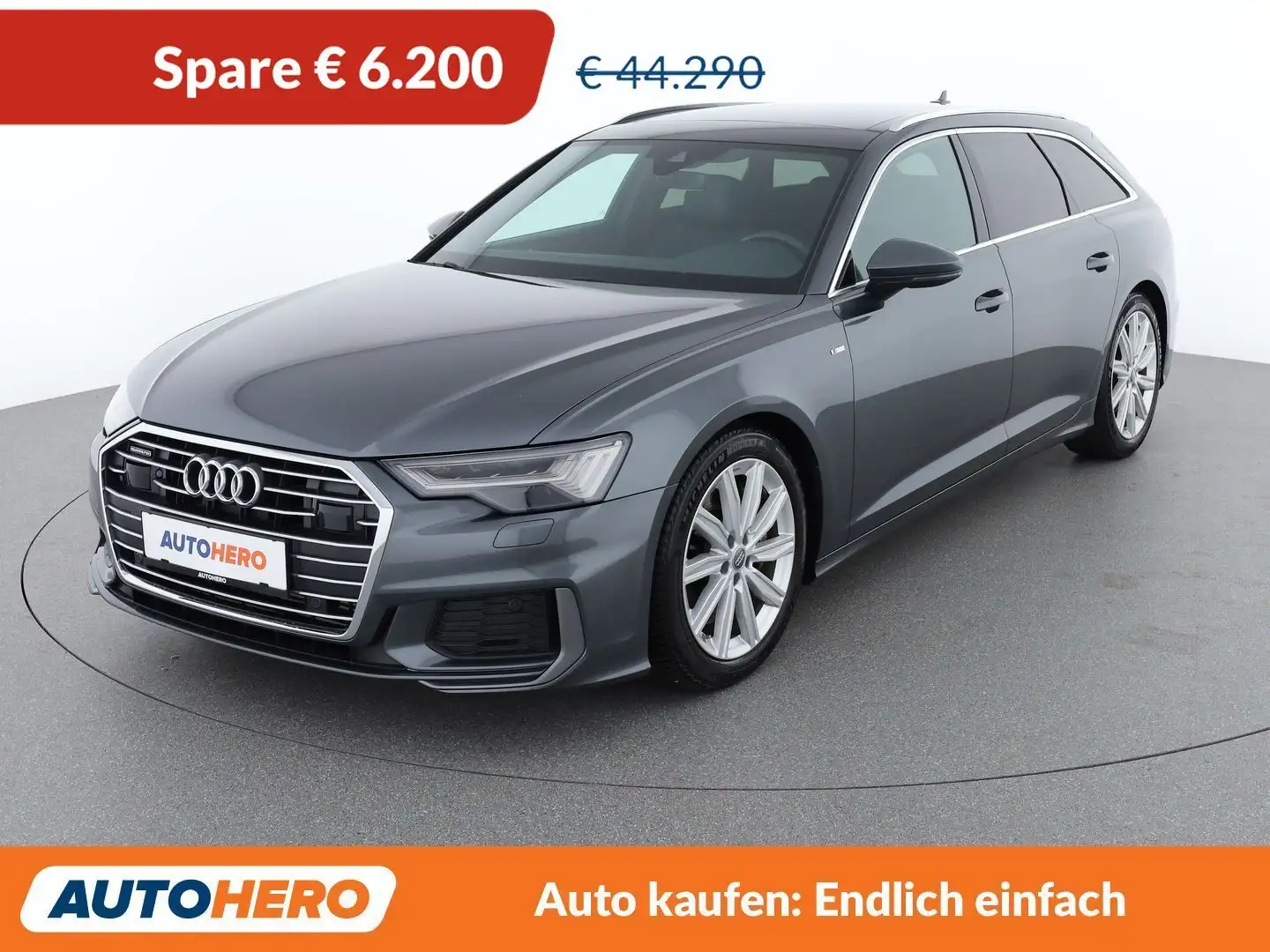 Audi A6 55 TFSI Mild-Hybrid quattro sport S line Grau - 1