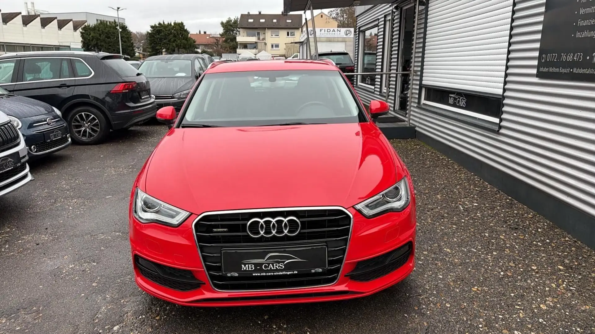 Audi A3 Sportback S line quattro*AUTO*XEN*NAVI*AHK* Rot - 2