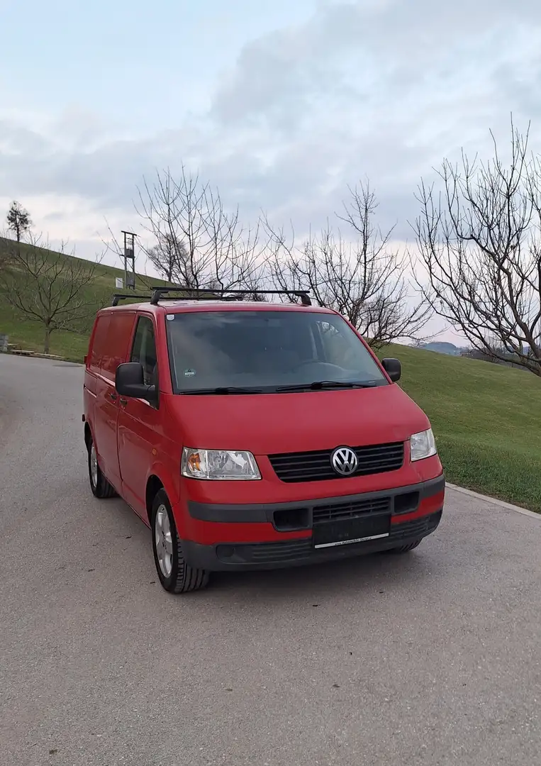Volkswagen T5 Transporter Kastenwagen TDI 4Motion Rot - 2