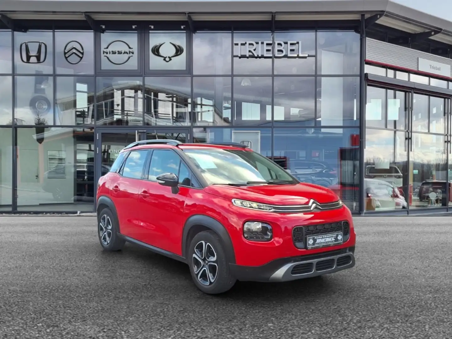 Citroen C3 Aircross Feel 1.2 PT 82 °Klima°PDC°Tempomat° Rouge - 2