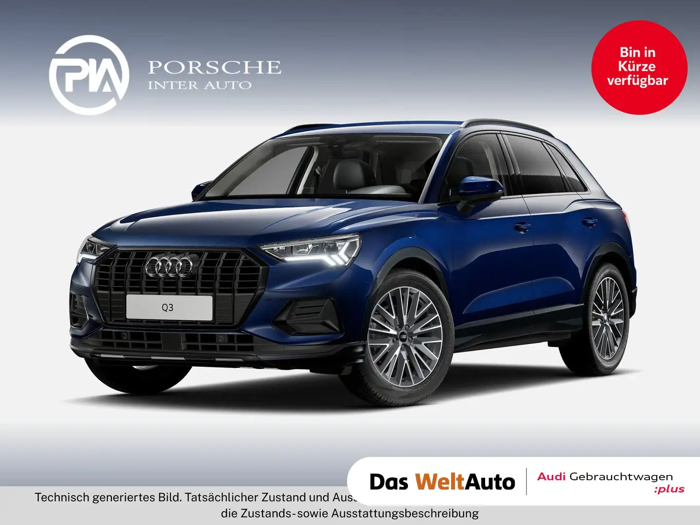 Audi Q3 35 TDI advanced exterieur Blau - 1