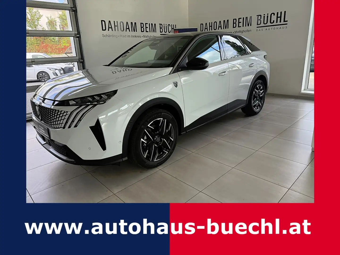 Peugeot 3008 GT Hybrid 145 e-DCS6 Weiß - 1