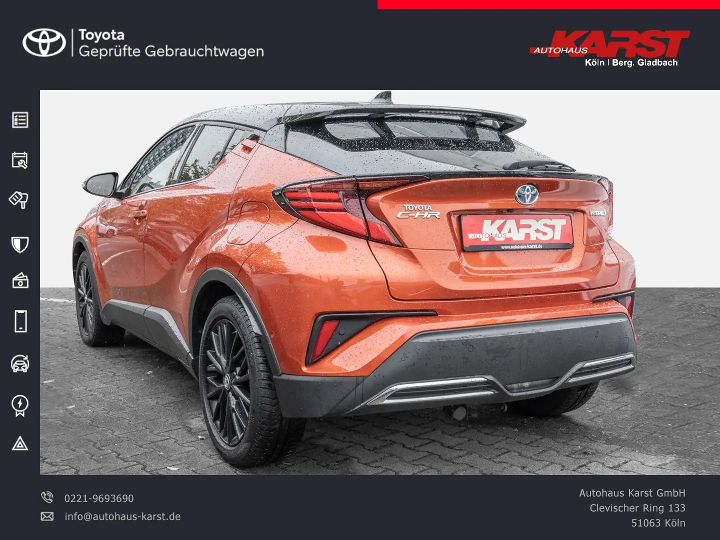 Toyota C-HR - 2.0 l Hybrid 4x2 Orange Ed. CVT LEDER TOP Orange - 2