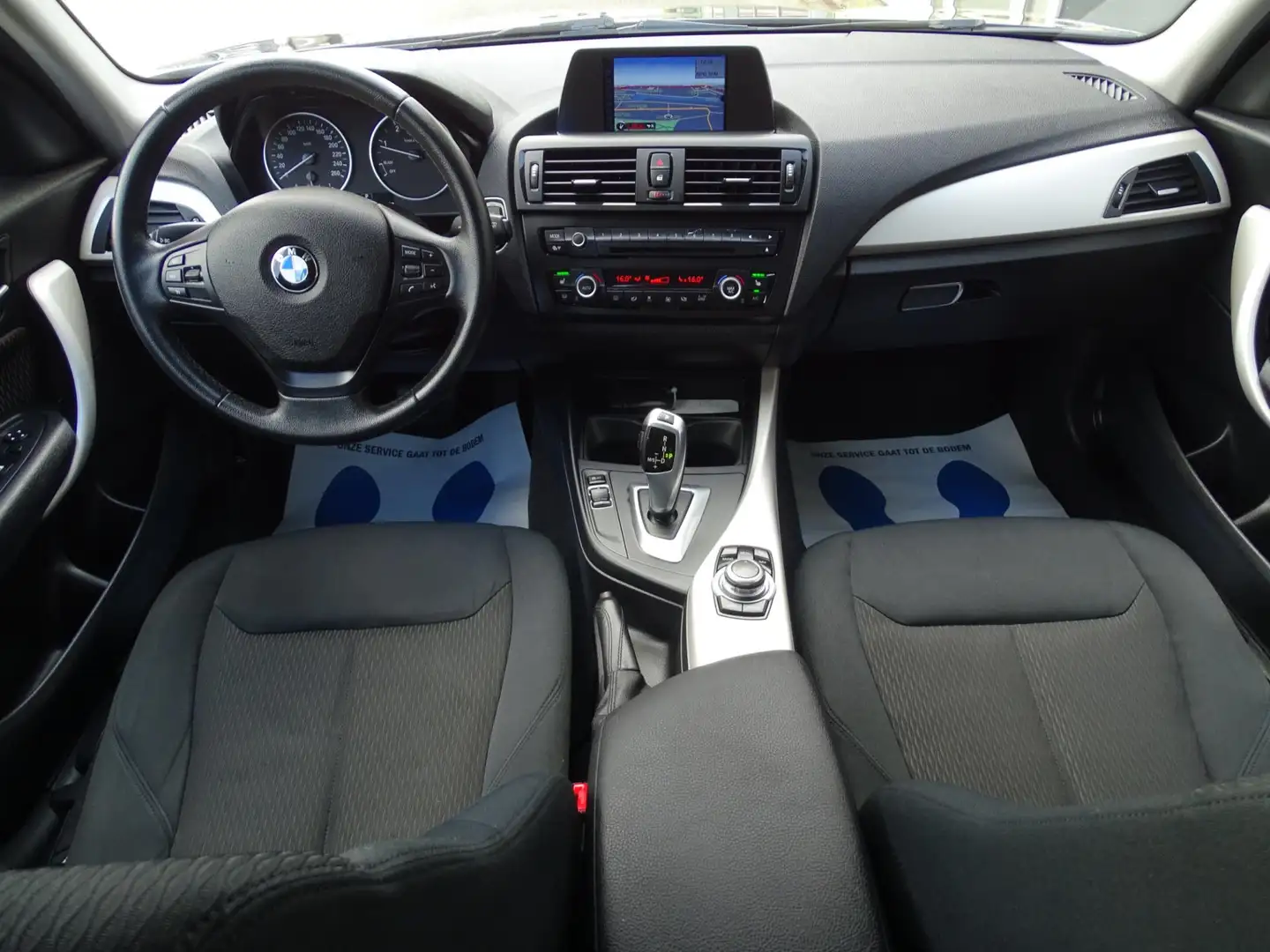 BMW 116 1-serie 116d High Executive - AUTOMAAT - STOEL VER Чорний - 2