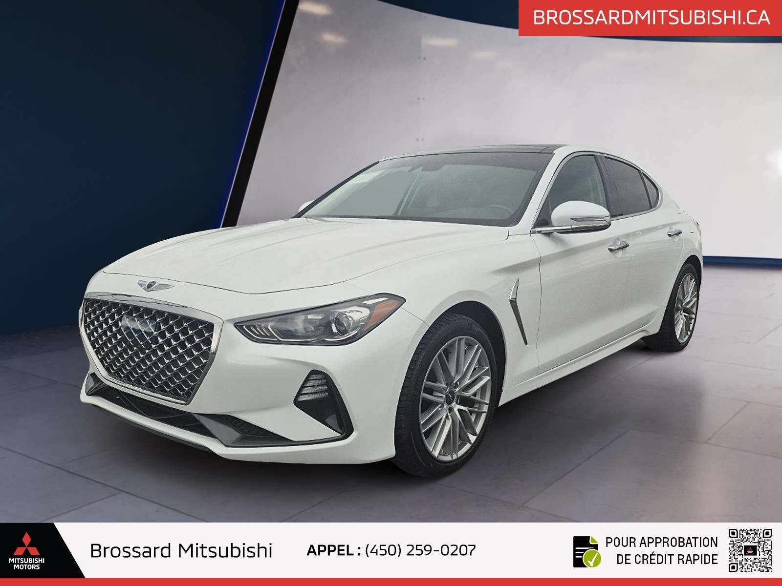 2020 Genesis G70 2.0T Advanced AWD | Cuir | Toit ouvrant | Banc cha