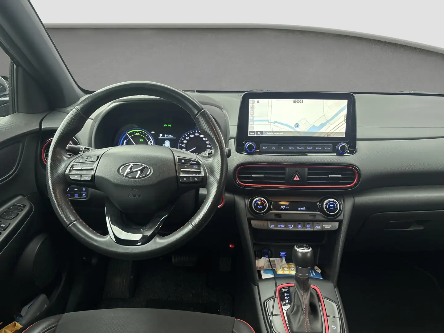 Hyundai KONA 1.6 GDI HEV Premium | Leder | Trekhaak | HUD | Sto Noir - 2