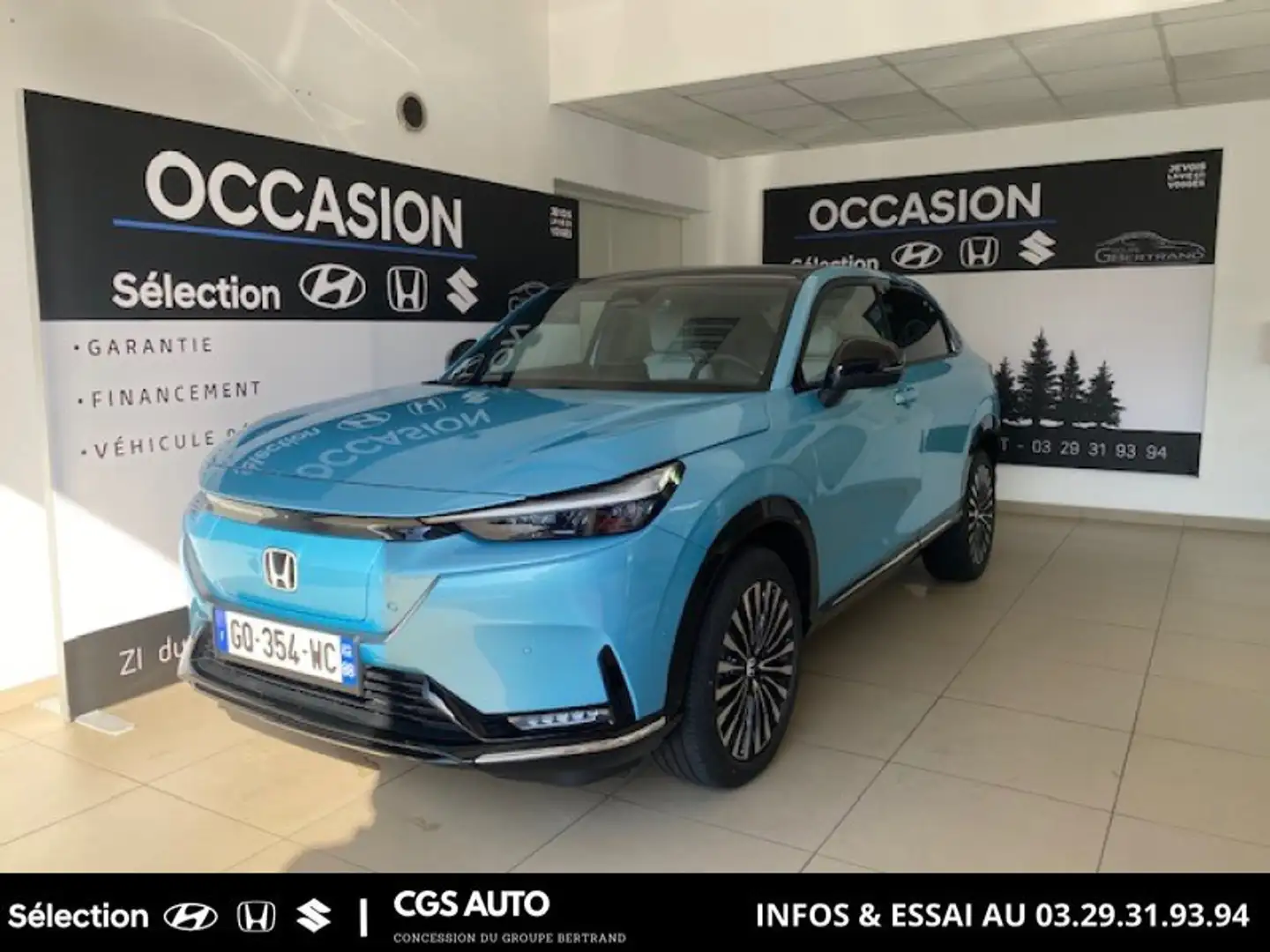 Honda e:Ny1 Electrique 204ch Advance Bleu - 1