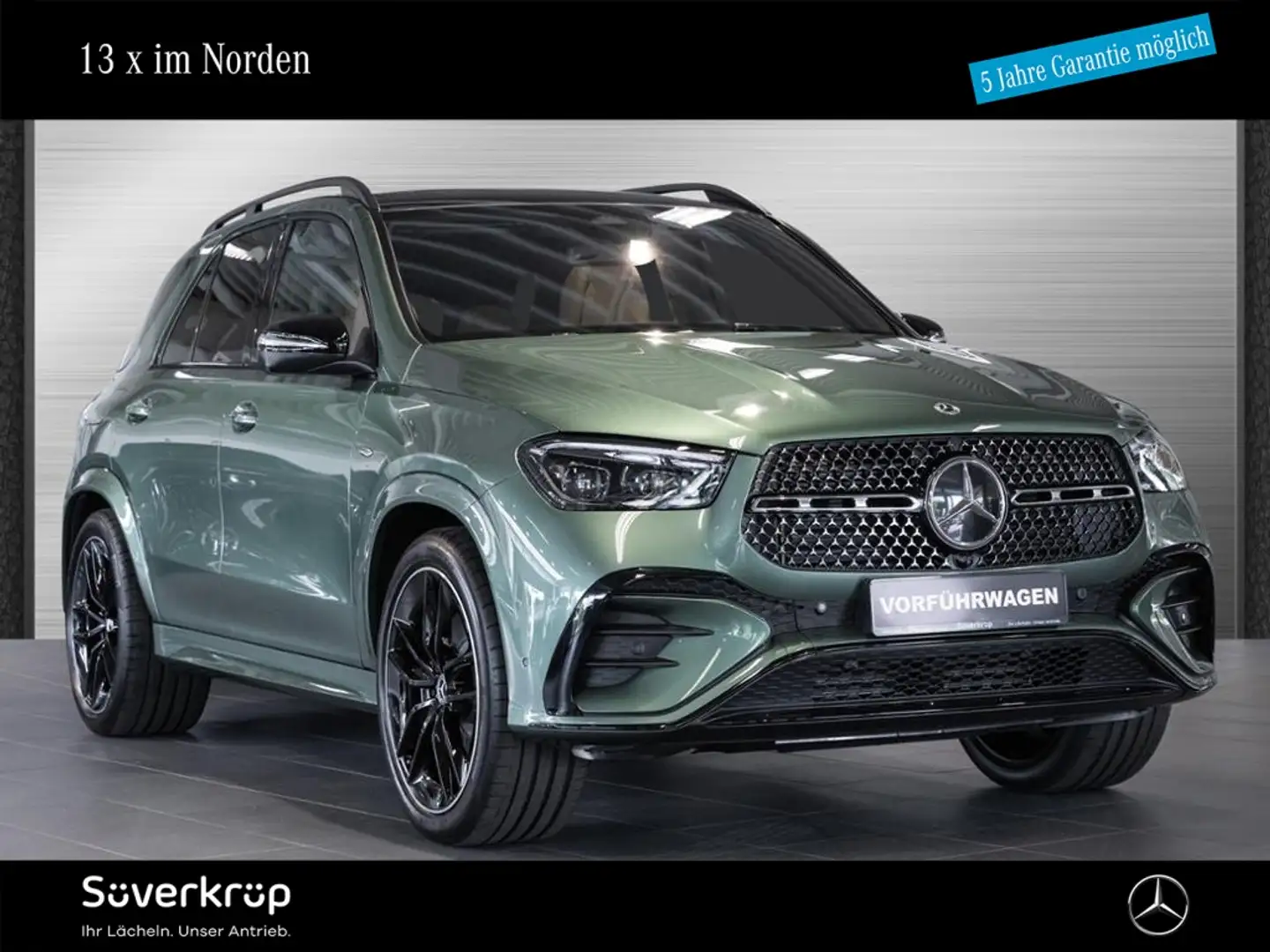 Mercedes-Benz GLE 350 de 4M mit EQ Hybrid Technologie BURM Vert - 1