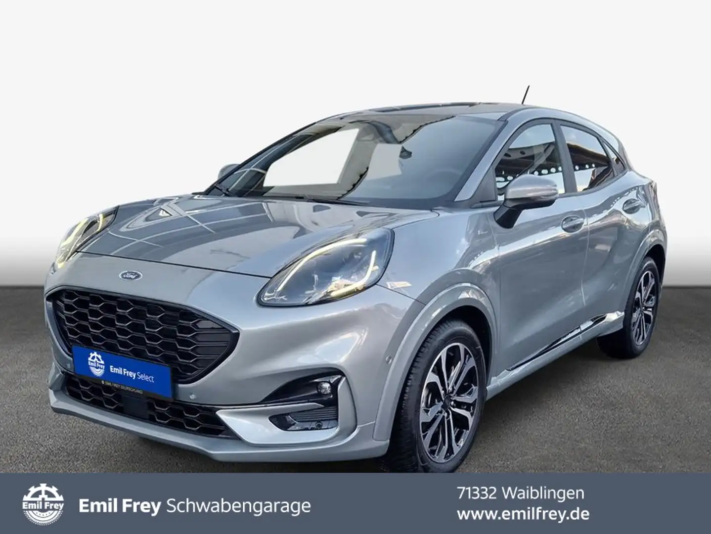 Ford Puma 1.0 EcoBoost Aut ST-LINE *ACC/LED* Zilver - 1