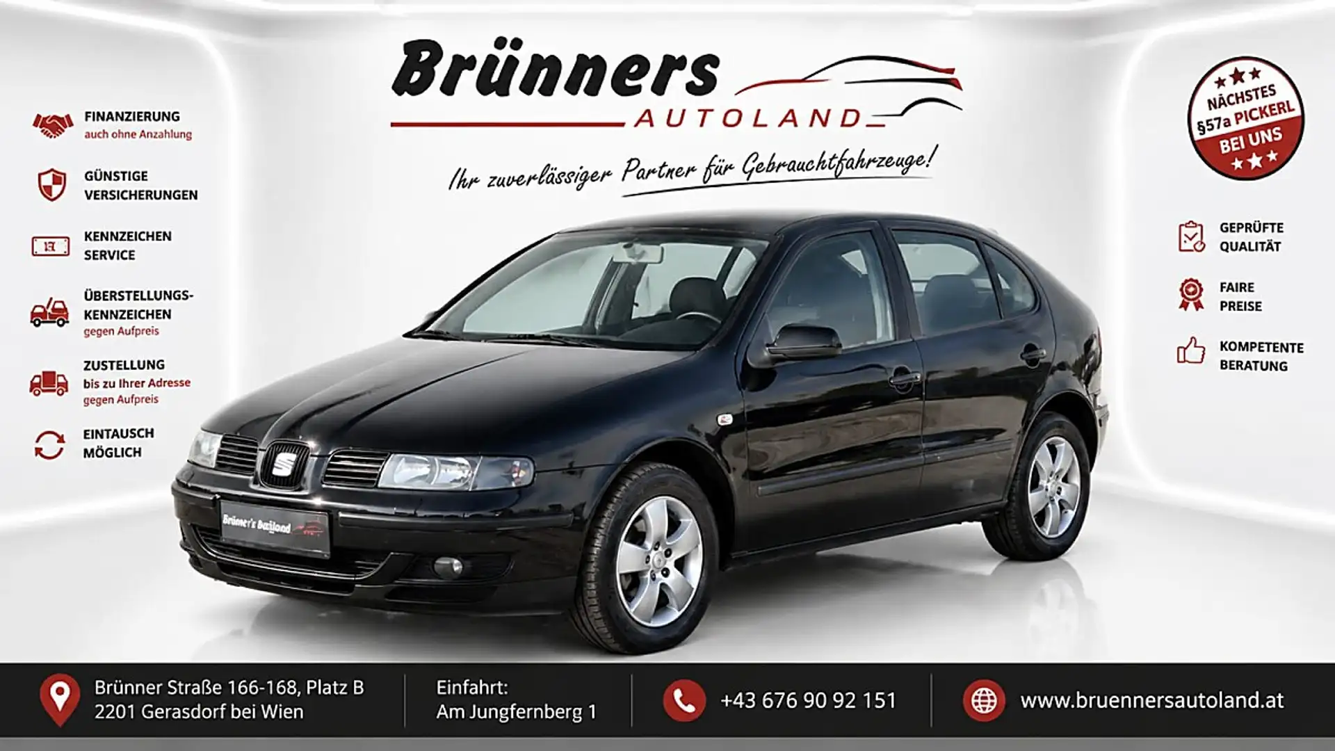 SEAT Leon 1,9 Samba+ TDI Schwarz - 1