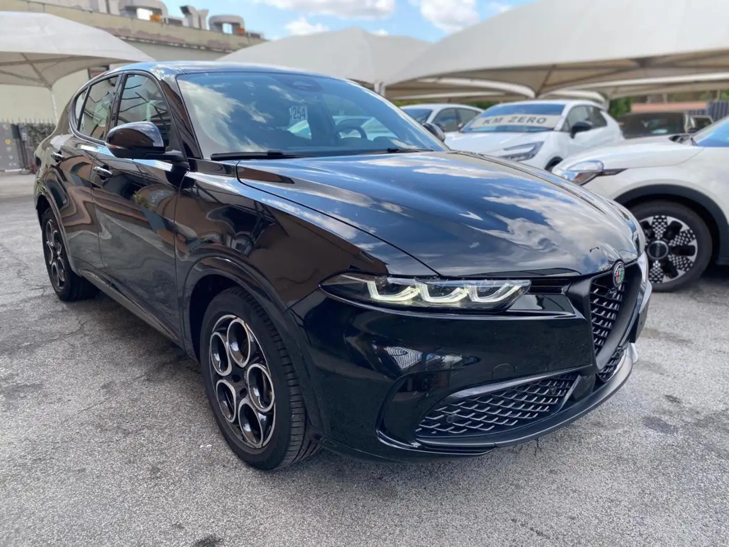 Alfa Romeo Tonale 1.5 130cv Hybrid + TELECAMERE FRONTALI Nero - 1