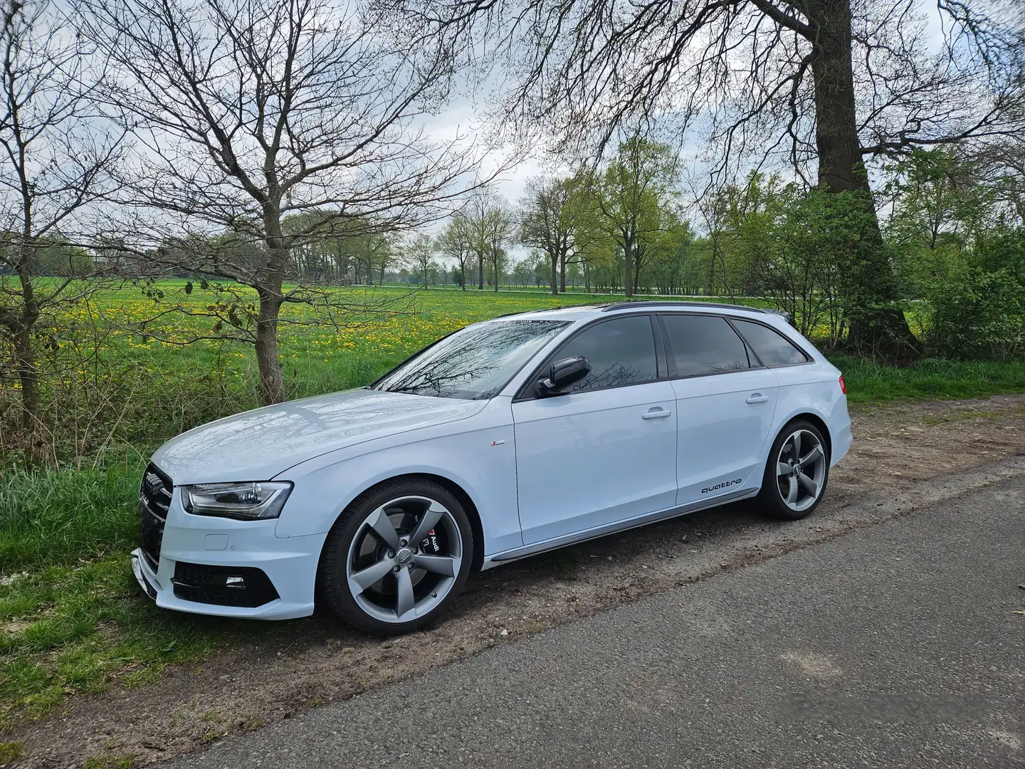 Audi A4 A4 Avant 3.0 TD S line Competition Suzukagrau Weiß - 1