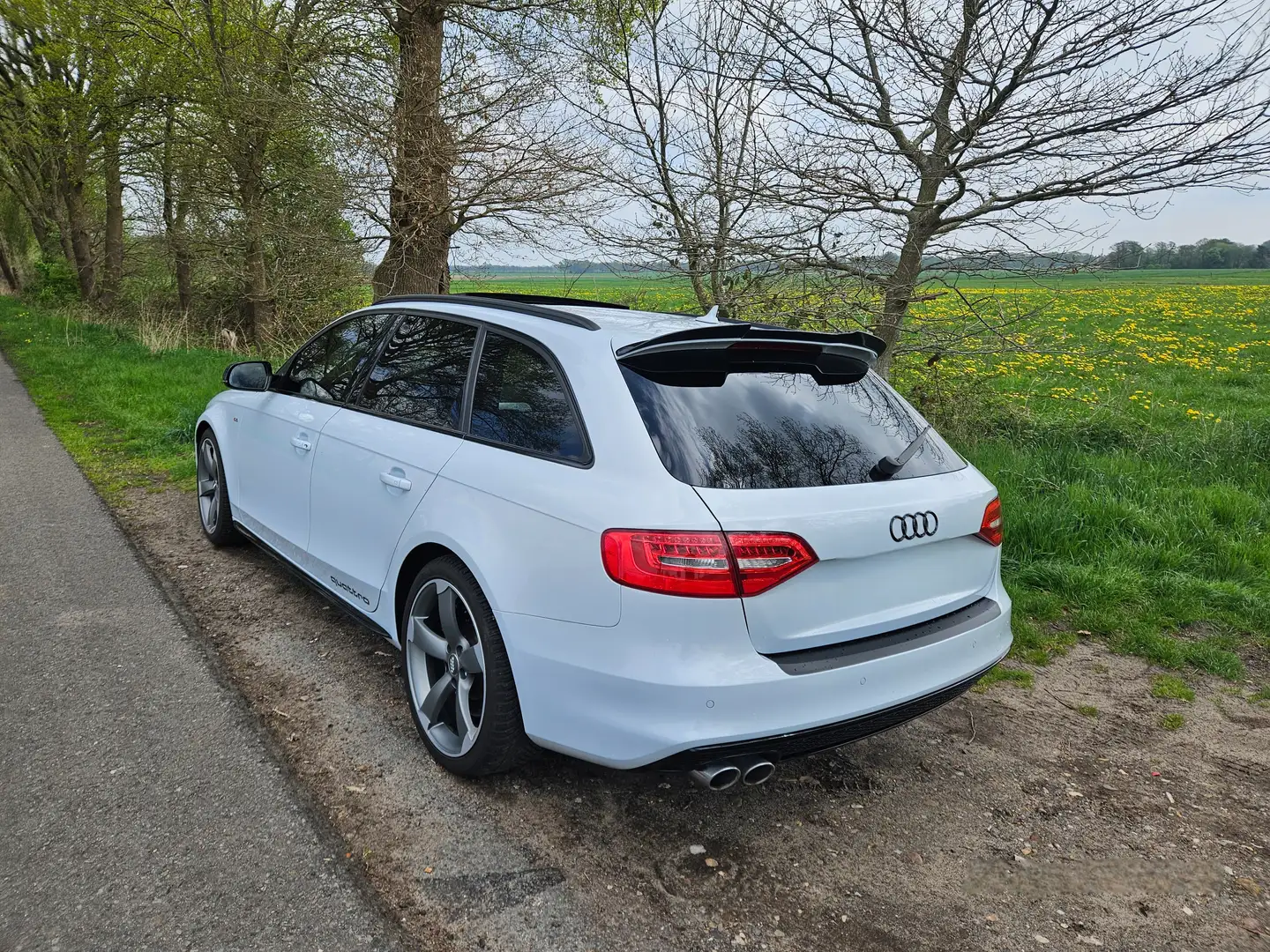Audi A4 A4 Avant 3.0 TD S line Competition Suzukagrau Weiß - 2