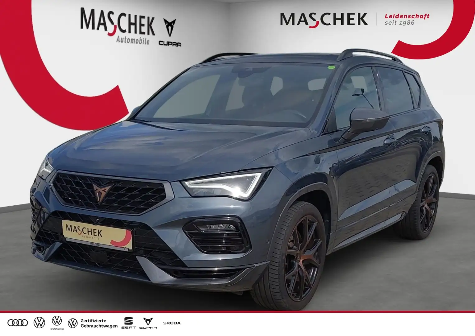 CUPRA Ateca 2.0 TSI Pano AHK *Beats* RearView ACC AHK Grau - 1