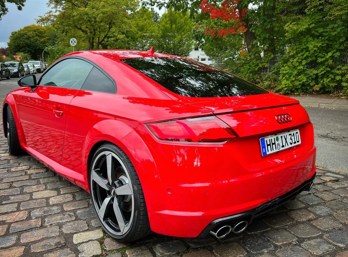 Audi TTS Coupe S tronic Rojo - 2