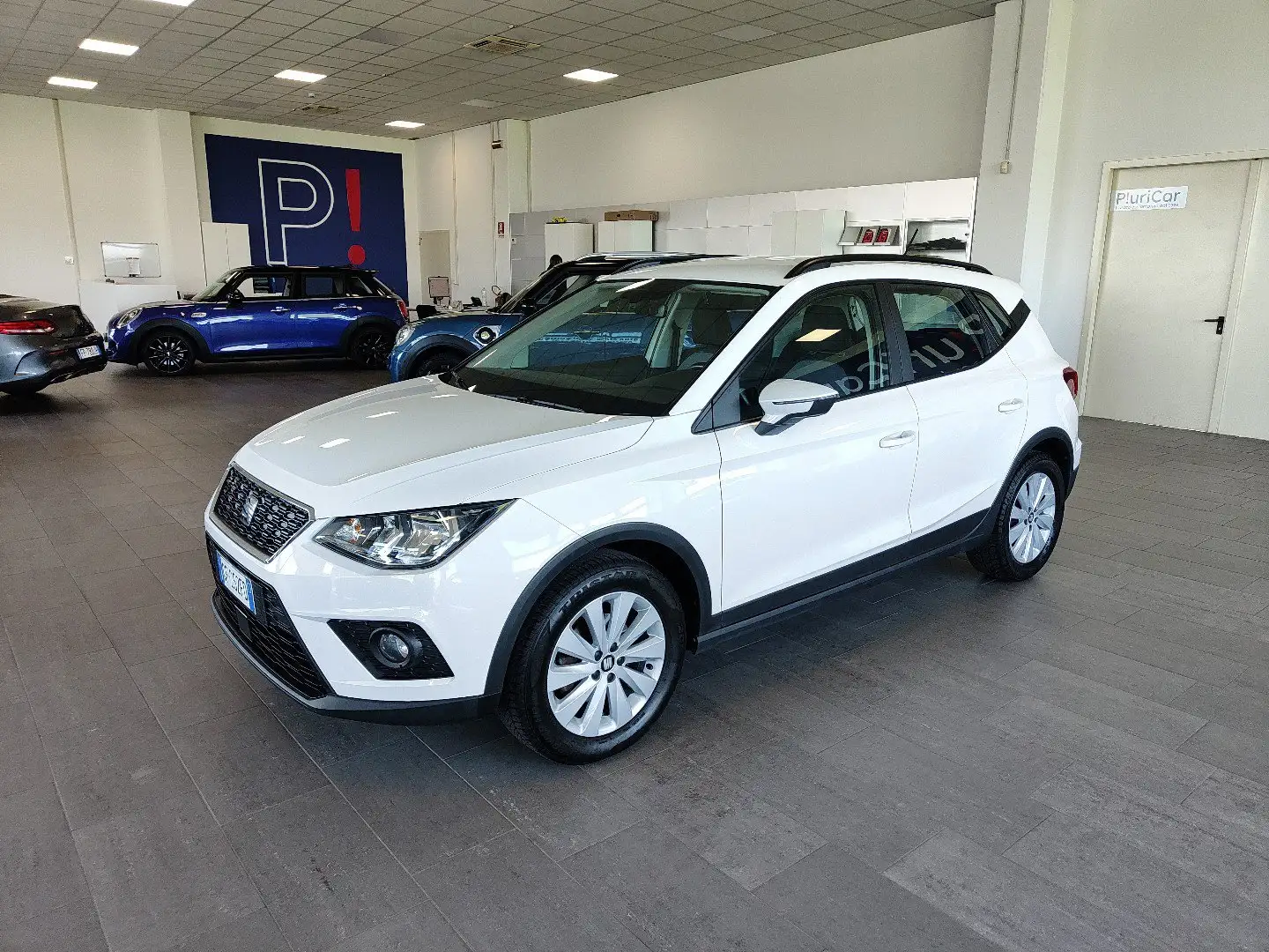 SEAT Arona 1.0 TGI 90cv Style Metano Navi Clima Sensori DAB Blanc - 1