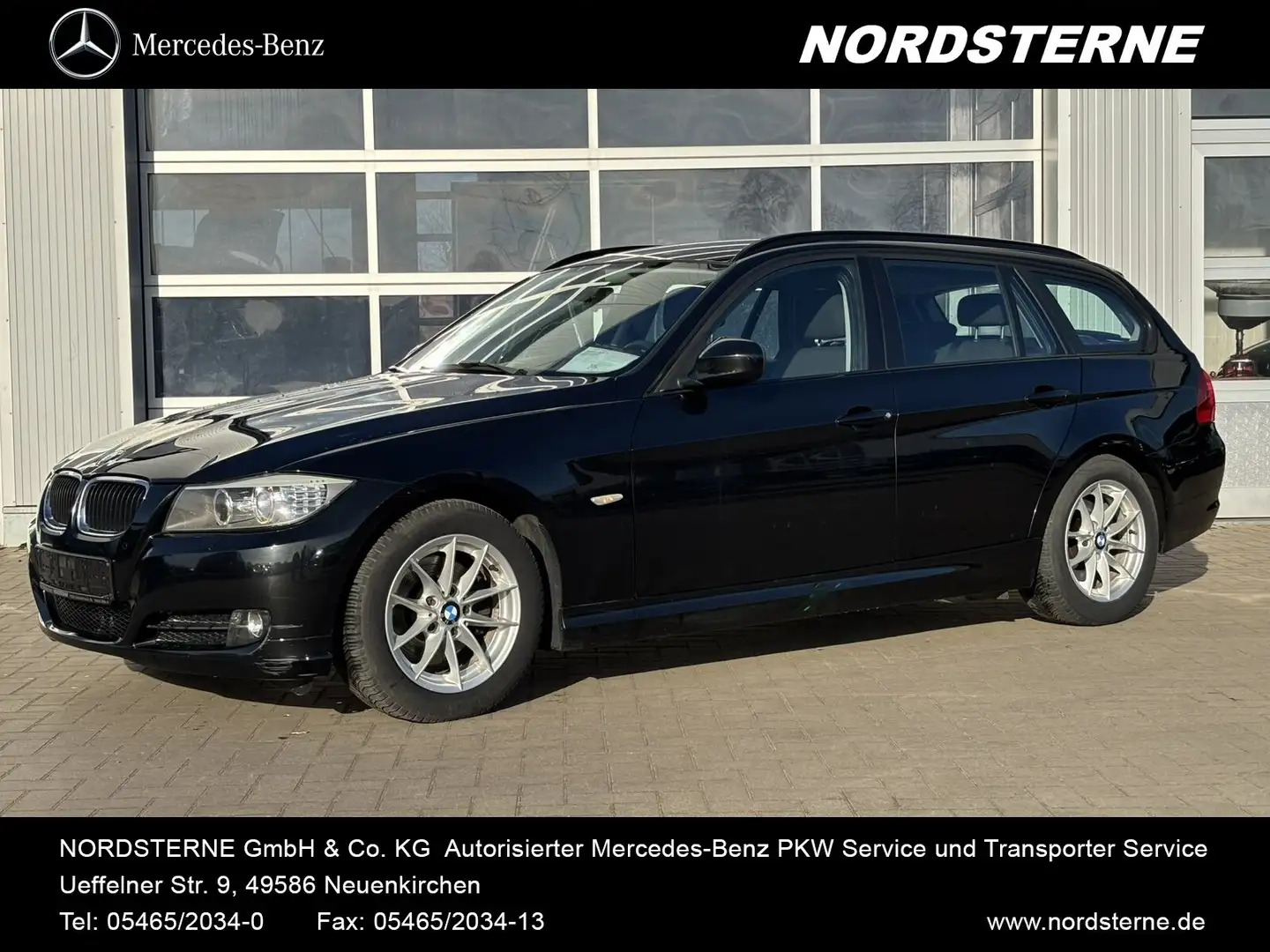 BMW 320 320 d XENON+SITZHEIZUNG+ANHÄNGERKUPPLUNG+NAVI Schwarz - 1