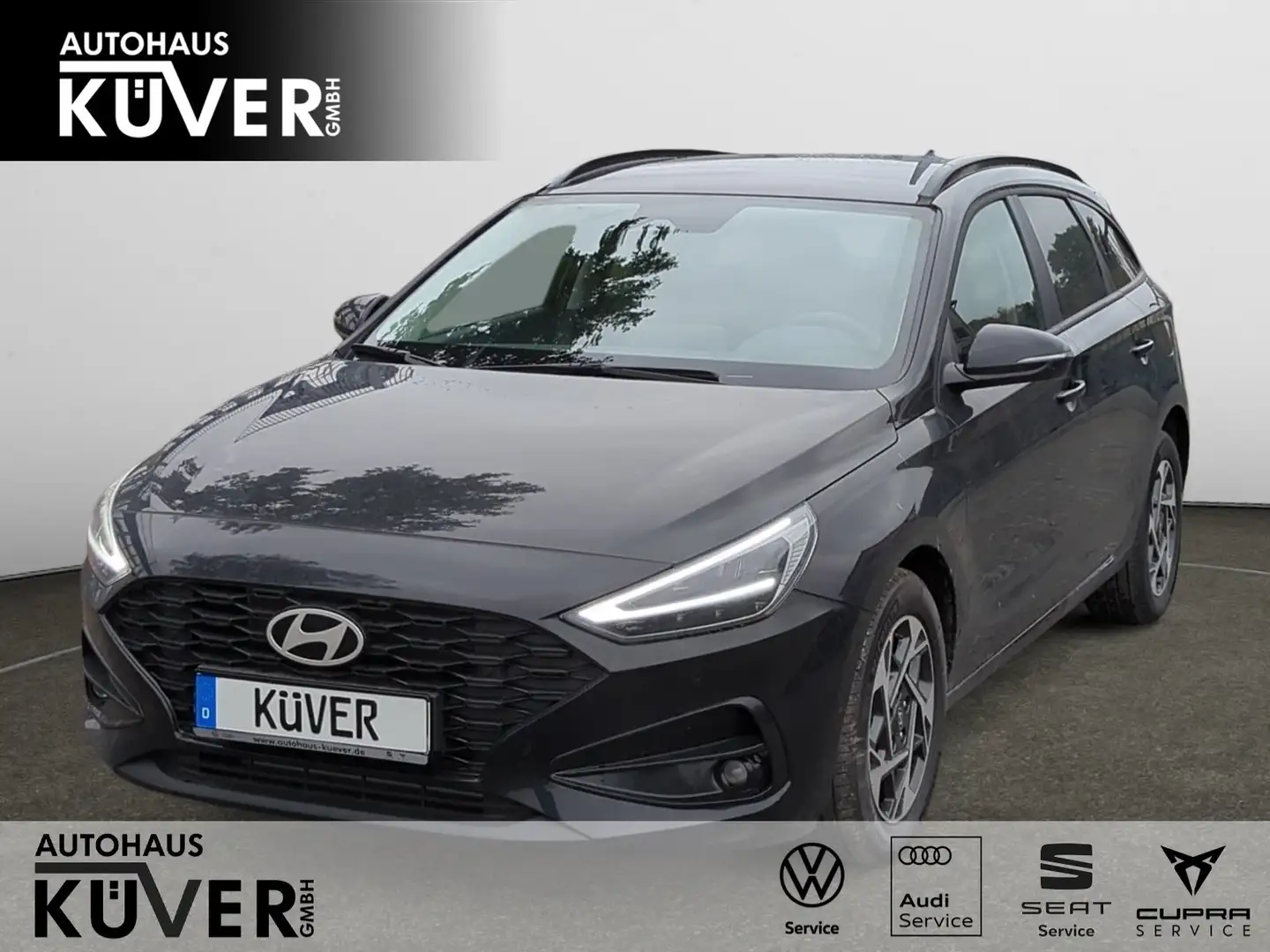 Hyundai i30 Family Kombi 1.5 T-GDi DCT Navi+ACC+Shzg+PDC Negro - 1