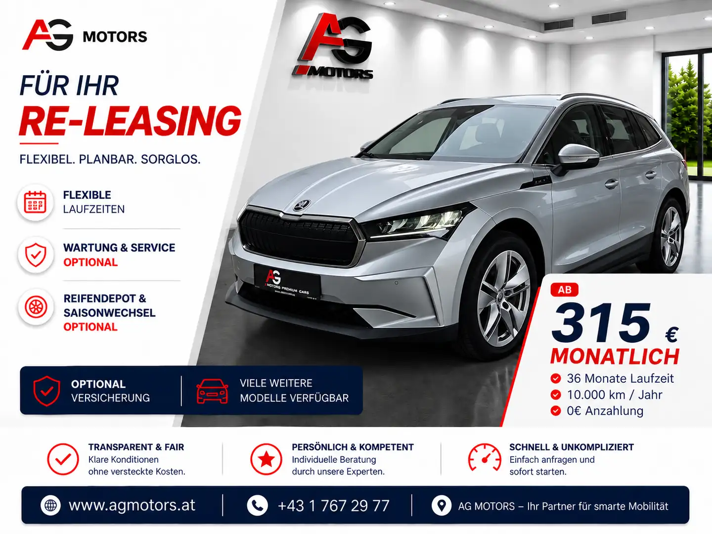 Skoda Enyaq iV 80 82kWh Silber - 1