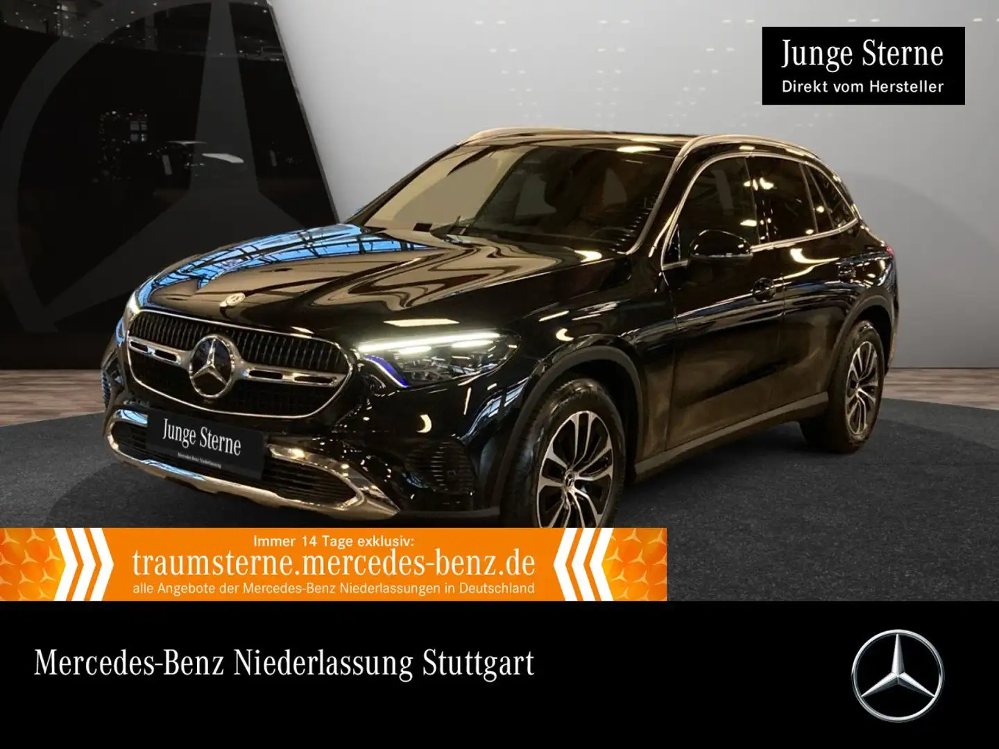 Mercedes-Benz GLC 220 d 4M AVANTG+PANO+AHK+KAMERA+TOTW+KEYLESS Schwarz - 1