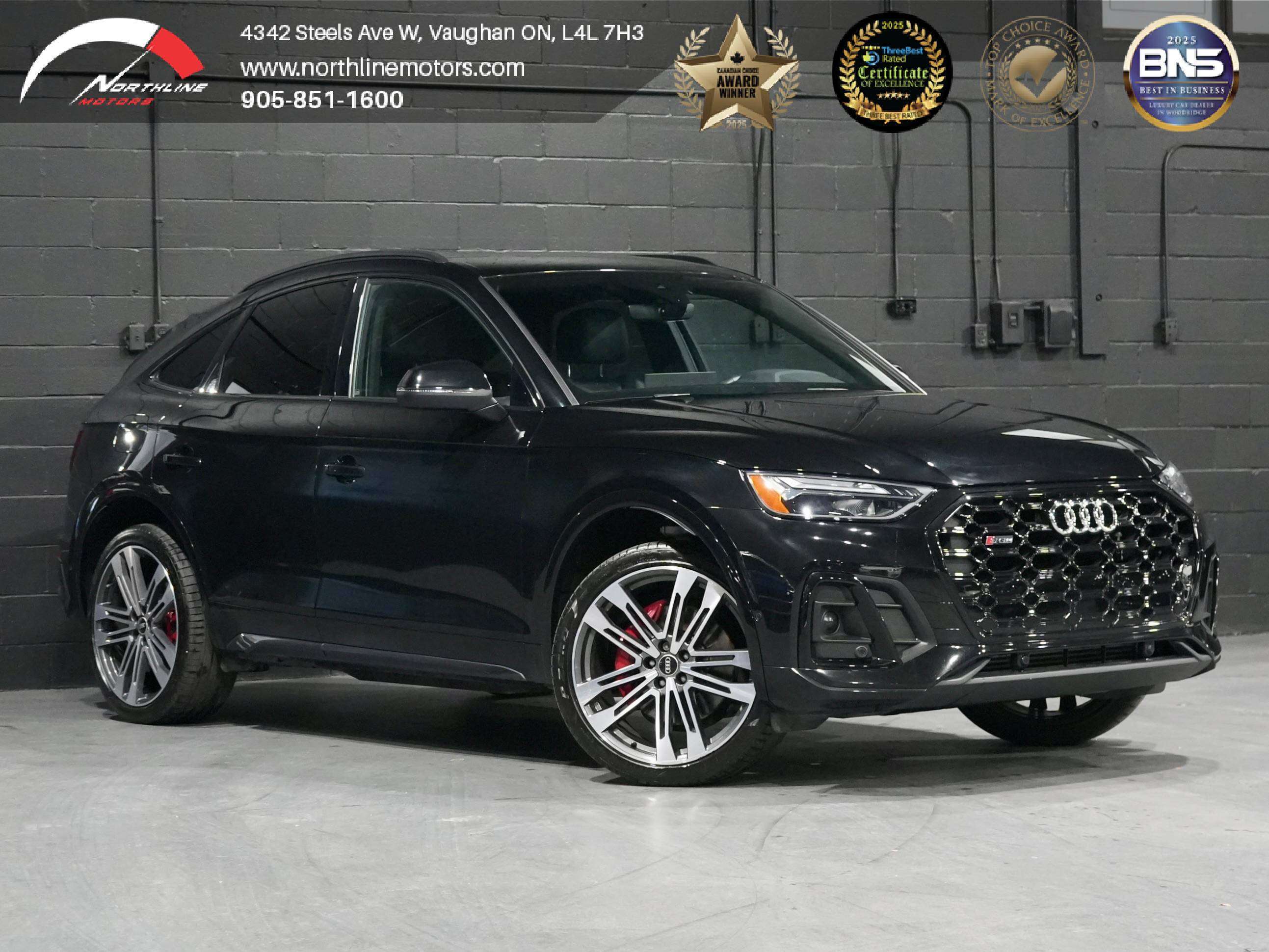 Black 2021 Audi SQ5 Sportback Sedan All-Wheel Drive 8-Speed Automatic
