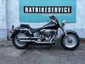 Harley-Davidson Fat Boy EFI 100th anniversario - 1450 - Vivid Black FLSTF Nero - thumbnail 1