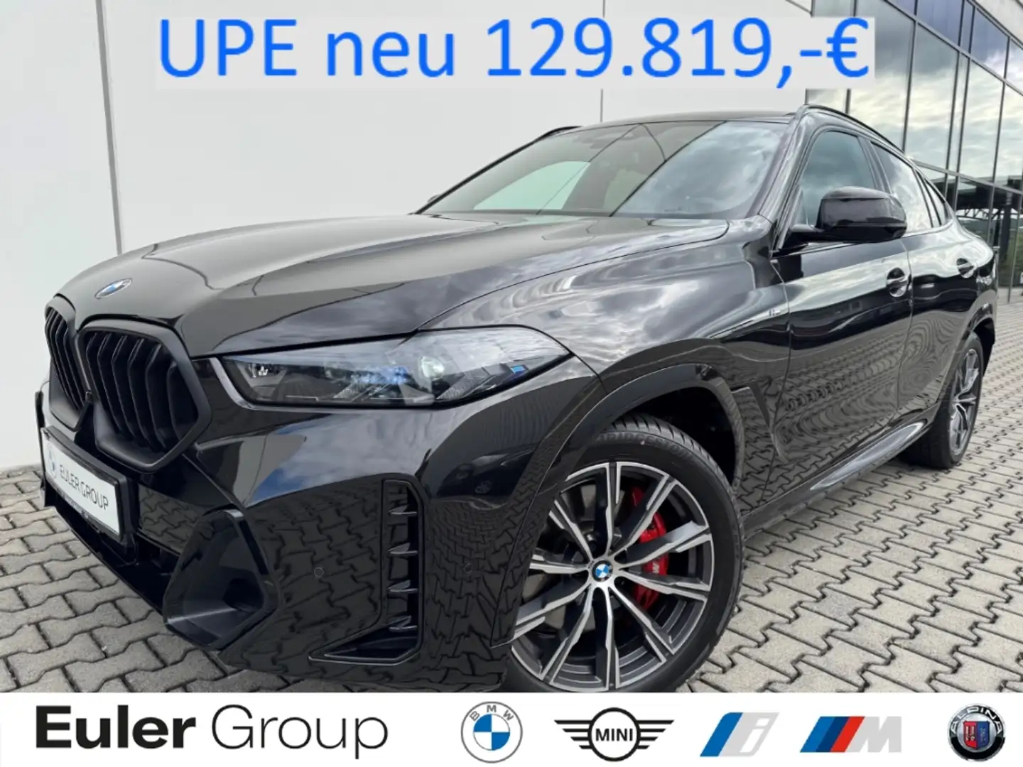 BMW X6 xDr.40d M SportPRO IconGlow Pano AHK Luftfdg. Mass Schwarz - 1