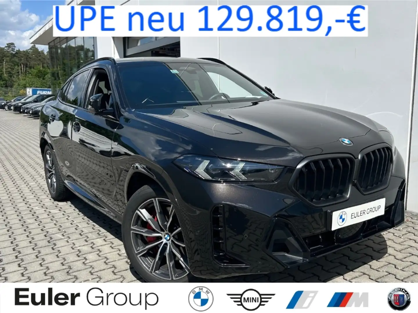 BMW X6 xDr.40d M SportPRO IconGlow Pano AHK Luftfdg. Mass Schwarz - 1