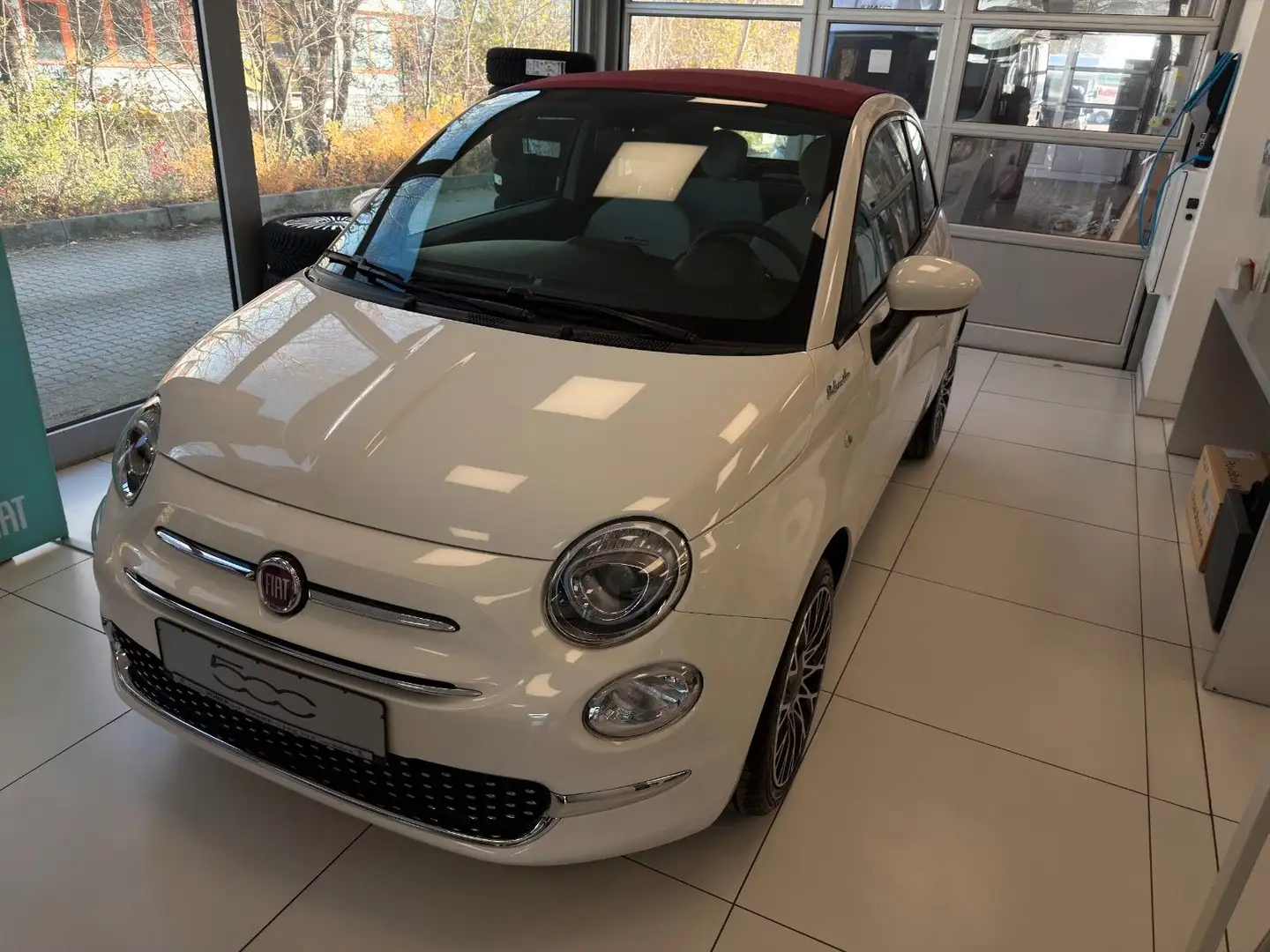 Fiat 500 C 1.0 GSE Hybrid Dolcevita Weiß - 2
