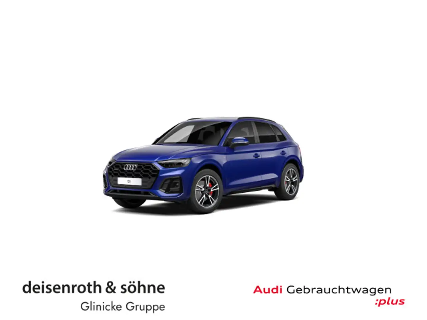 Audi Q5 S line Edition 40 TDI qu AHK/Nav/Matrix/PBox Blau - 1