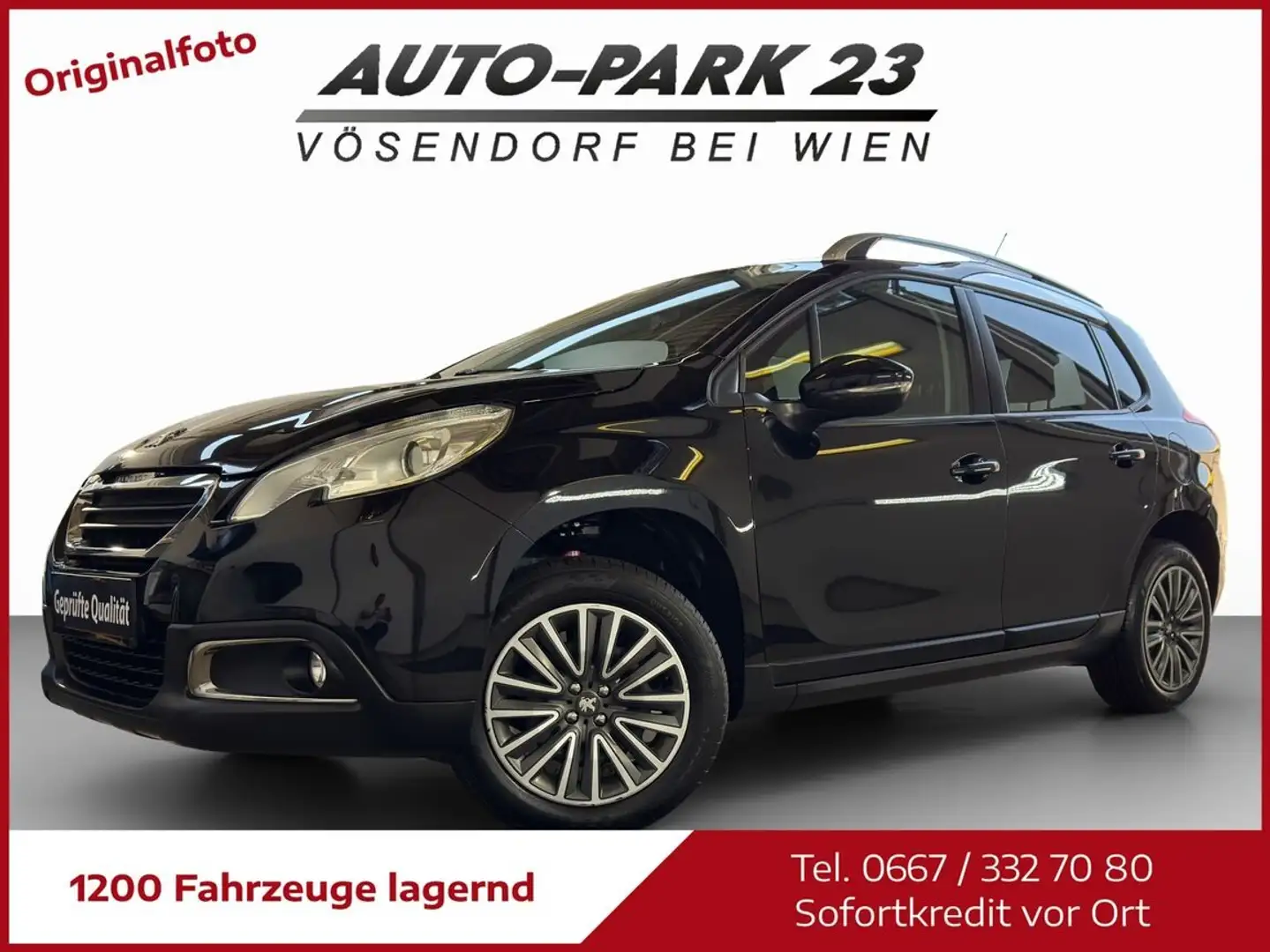 Peugeot 2008 1.2 16V***NAVI*SOFORT-KREDIT**MOD2016 Schwarz - 1