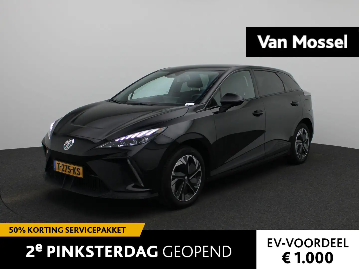 MG MG4 Electric Luxury 64 kWh | Navi | 360 Camera | Led K Zwart - 1