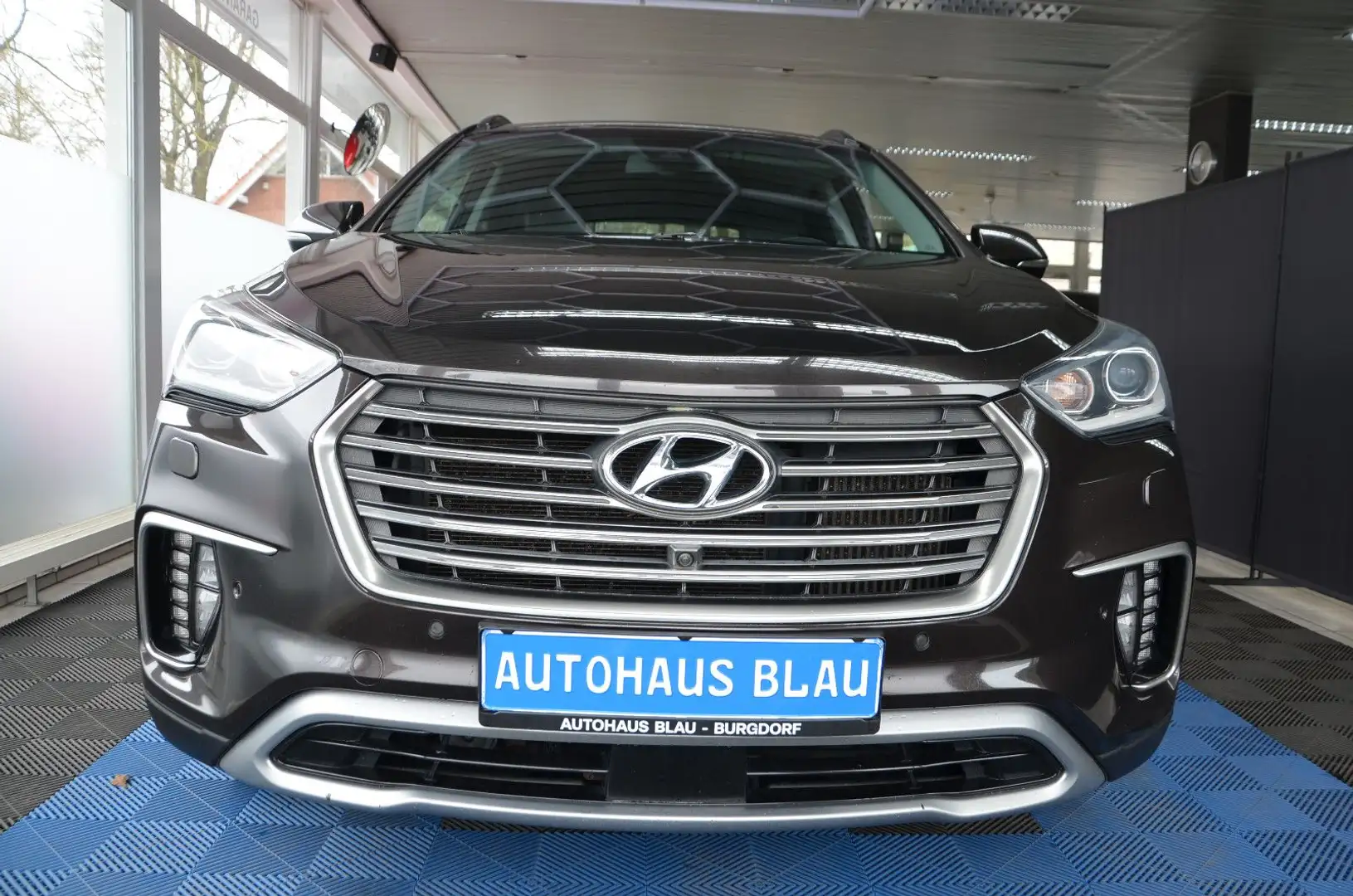 Hyundai Grand Santa Fe blue Premium 4WD *7 SITZER*LEDER* Braun - 2